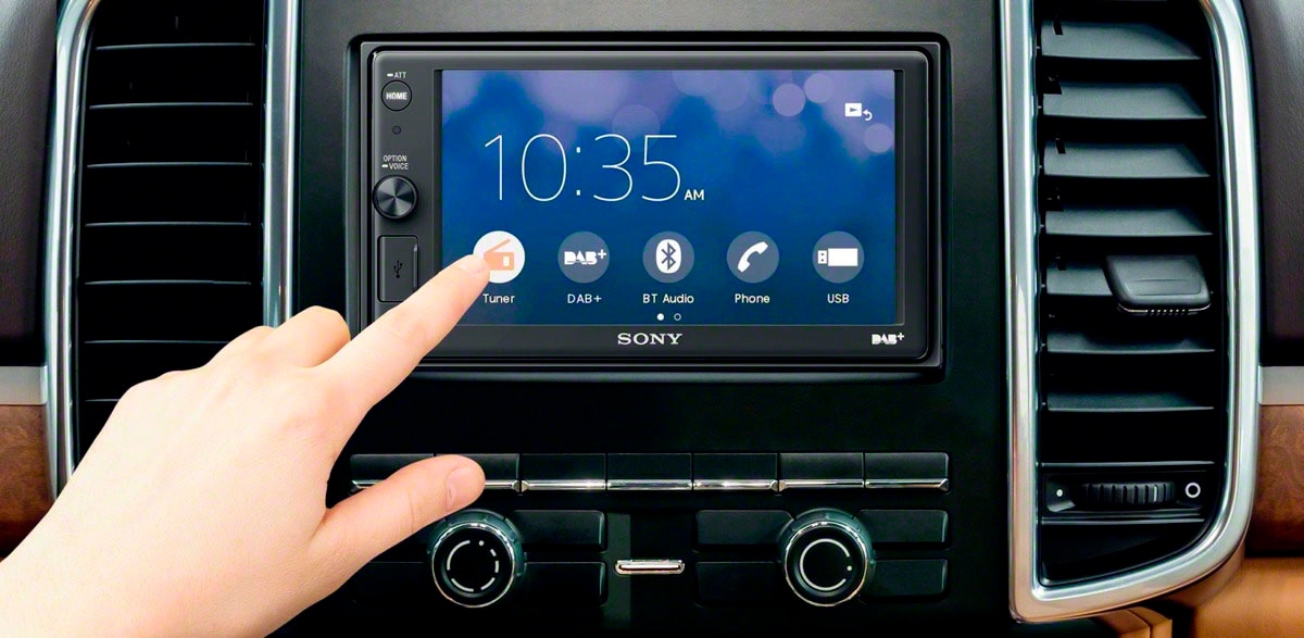 Digitalradio Bluetooth-Bluetooth Sony Bluetooth-AVRCP Apple Garantie (DAB+) 55 und Autoradio »XAVAX1005KIT«, XXL W), 3 Jahre Bluetooth CarPlay ➥ UNIVERSAL (A2DP | mit