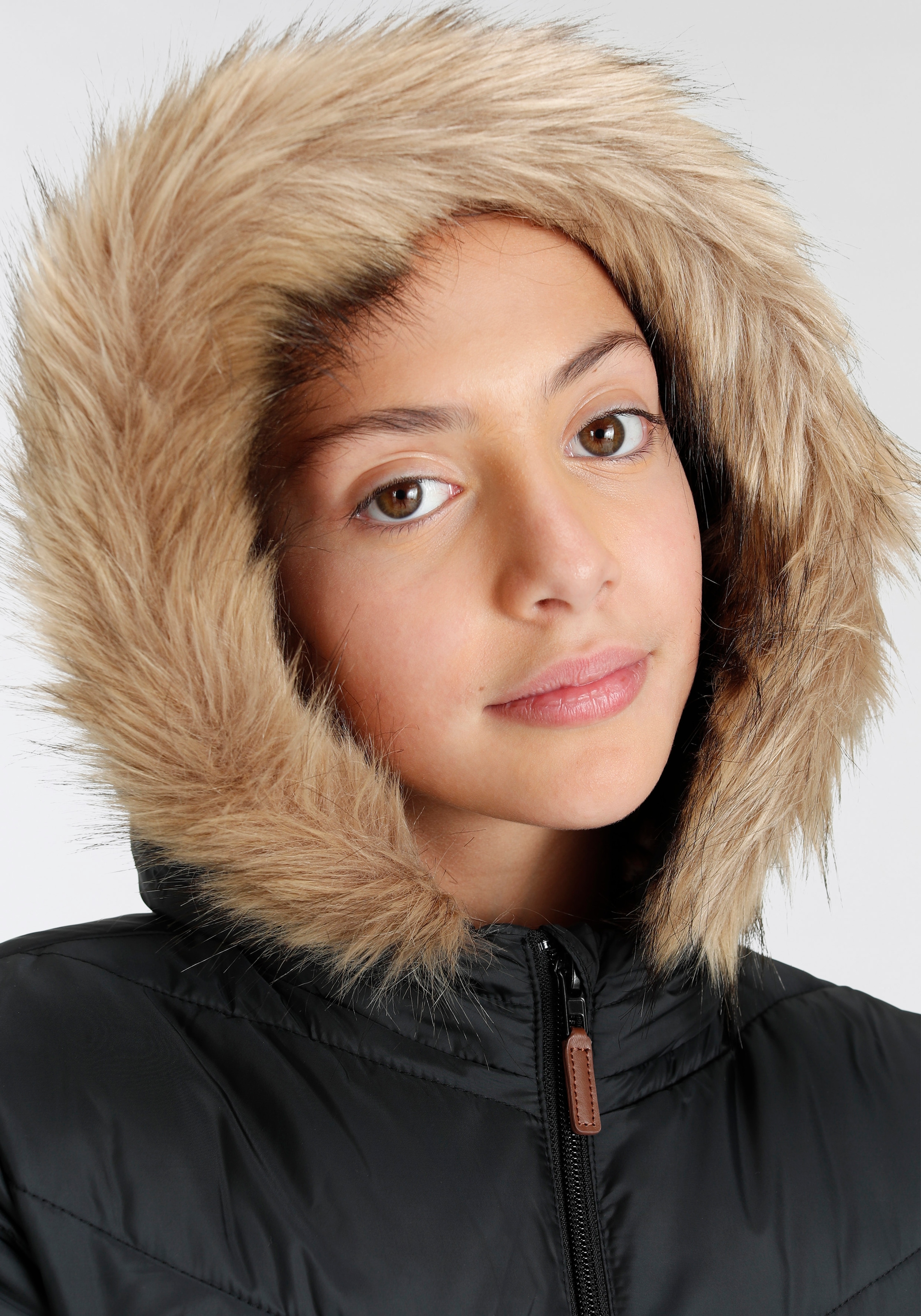 Roxy Steppjacke »SOME SAY - für Kinder«, mit Kapuze