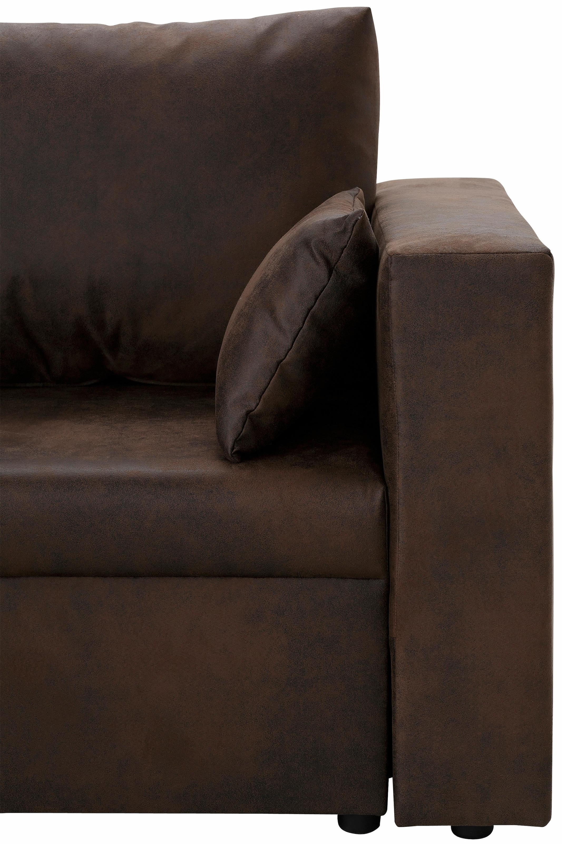 Home affaire Ecksofa »Pur L-Form«, wahlweise mit Bettfunktion