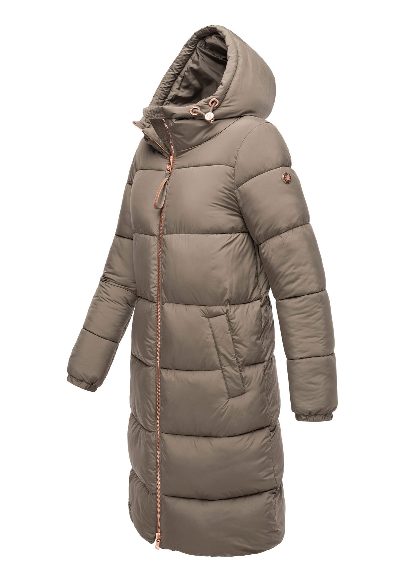 Marikoo Winterjacke »Marikoo Nomadiaa lange Damen Winterjacke N024«