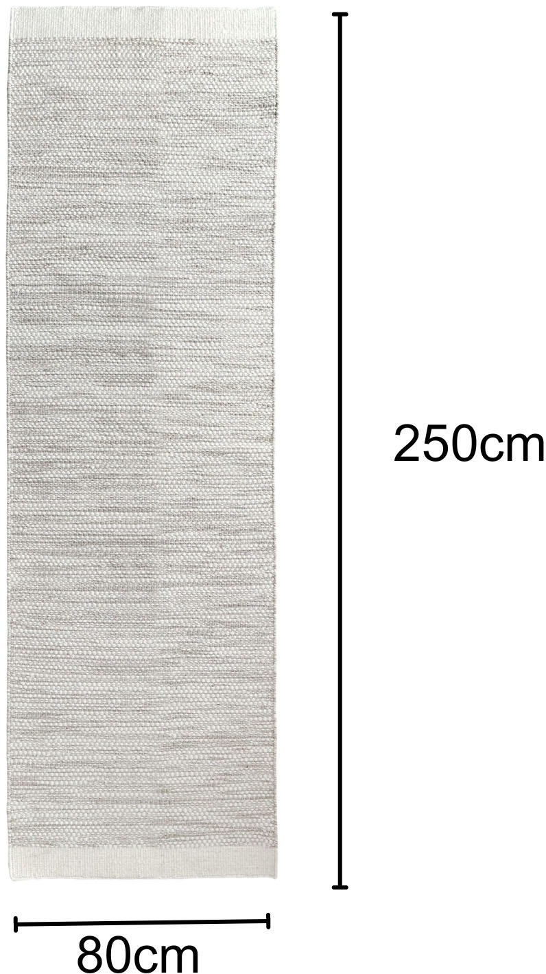 Myflair Möbel & Accessoires Bettumrandung »WOOLY DREAM«, (Set, 3 tlg.), handgewebter Wendeteppich, meliert, reine Wolle, Wohnzimmer