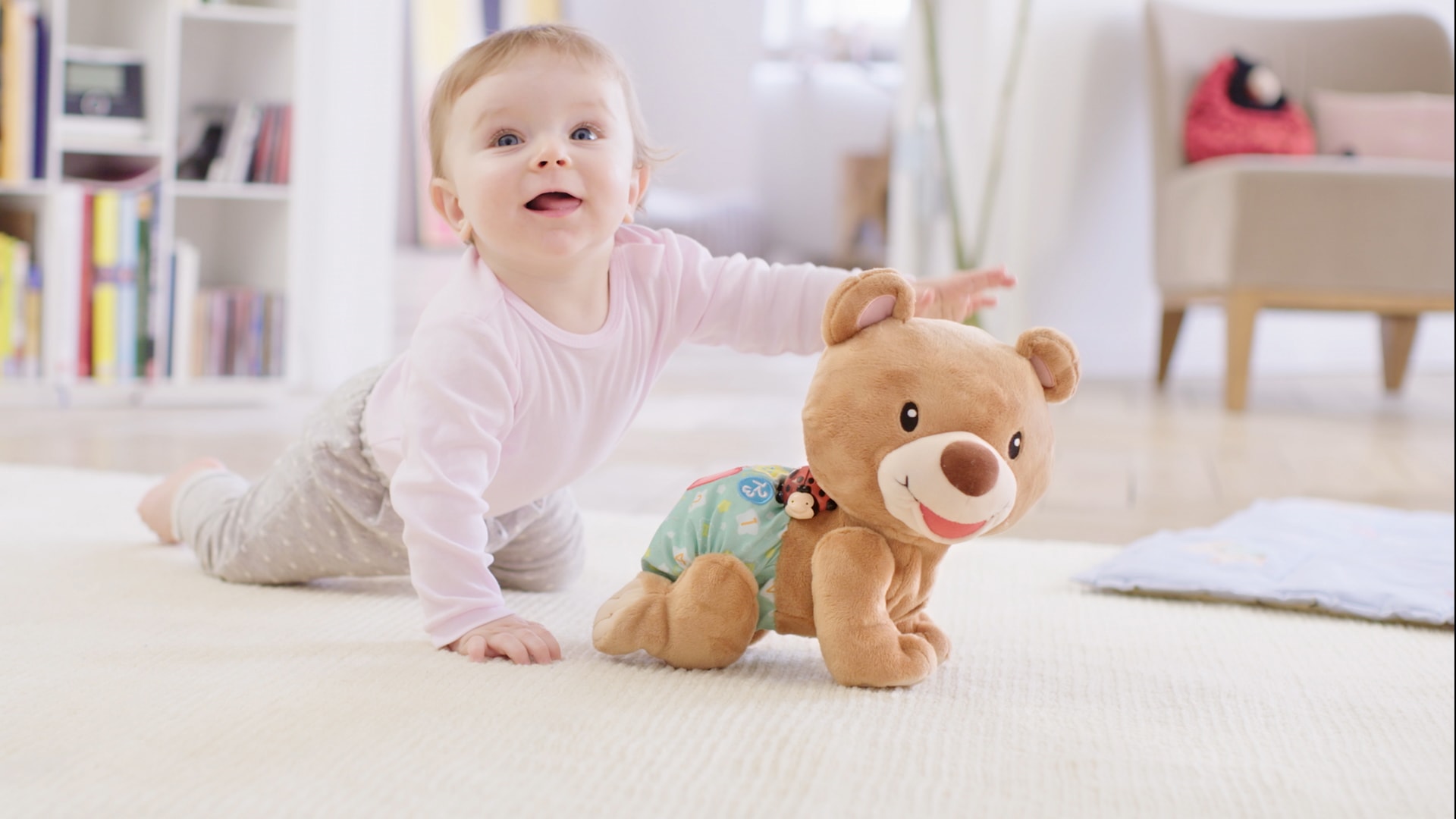 Vtech® Kuscheltier »VTechBaby, Krabbel mit mir - Bär«