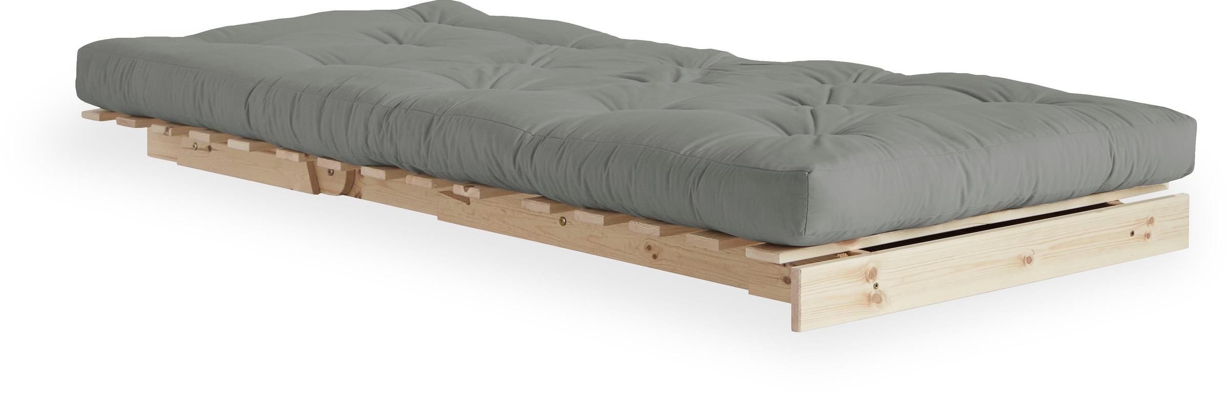 Karup Design Daybett »Daybett Roots Schlafsofa – Gästebett & Sofa aus FSC®-Kiefer« Inkl. Futonmatratze, in mehreren Größen & Farben erhältlich