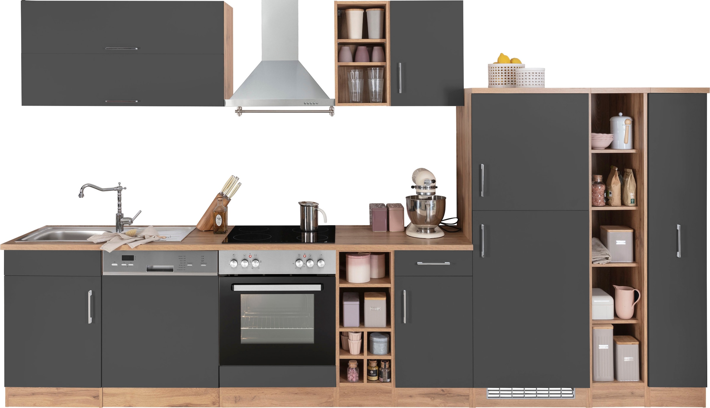 HELD MÖBEL Küchenzeile »Colmar«, mit E-Geräten, Breite 360 cm auf Raten  kaufen