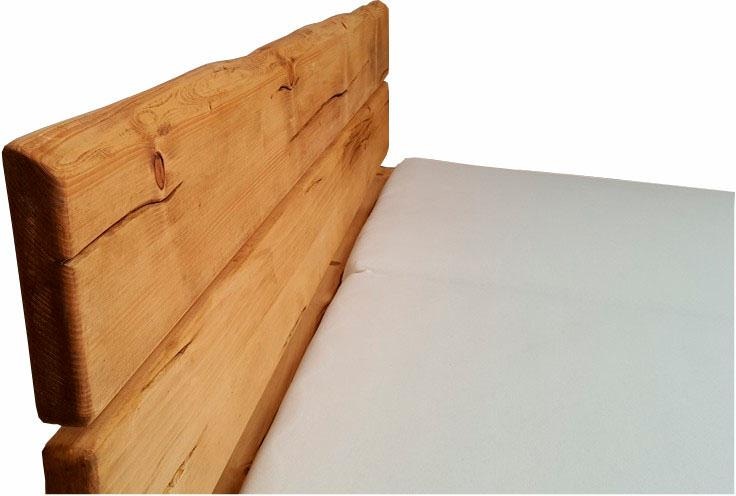 Home affaire Schlafzimmer-Set »Ultima«, (Set, 3 tlg., Liegefläche 180x200cm, Belastbarkeit je Seite bis zu 200kg), 3tlg., massives Fichtenholz, FSC-zertifiziert, in Balken-Optik