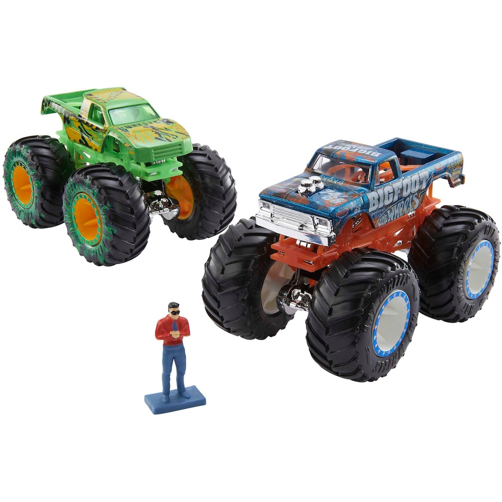 Hot Wheels Autorennbahn »Monster Trucks Wettkampf Rennstrecke«