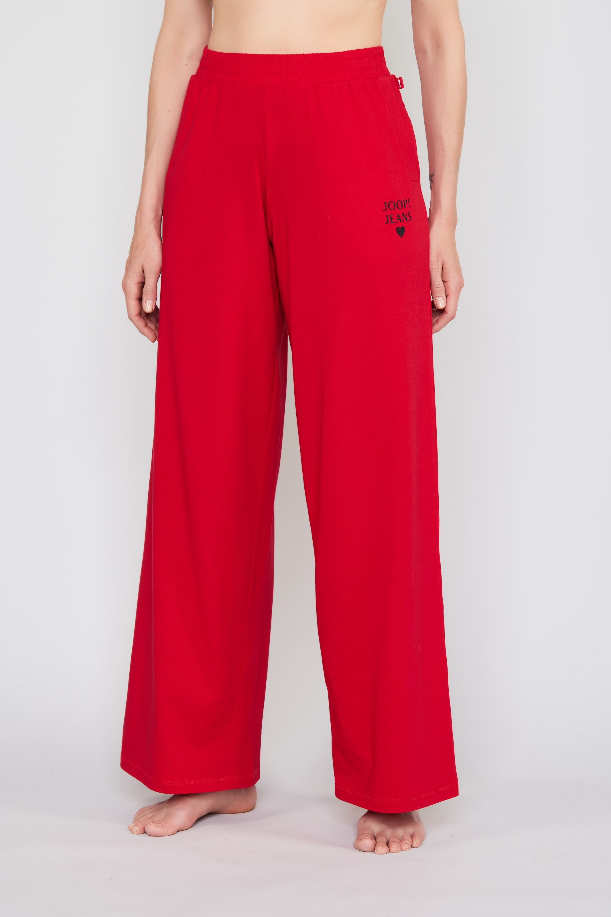 JOOP! Jeans Pyjamahose »After Dark (JOOP! Jeans)«  elastischer Bund, Cotton-Mix, weites Bein, Logo-Print, Taschen