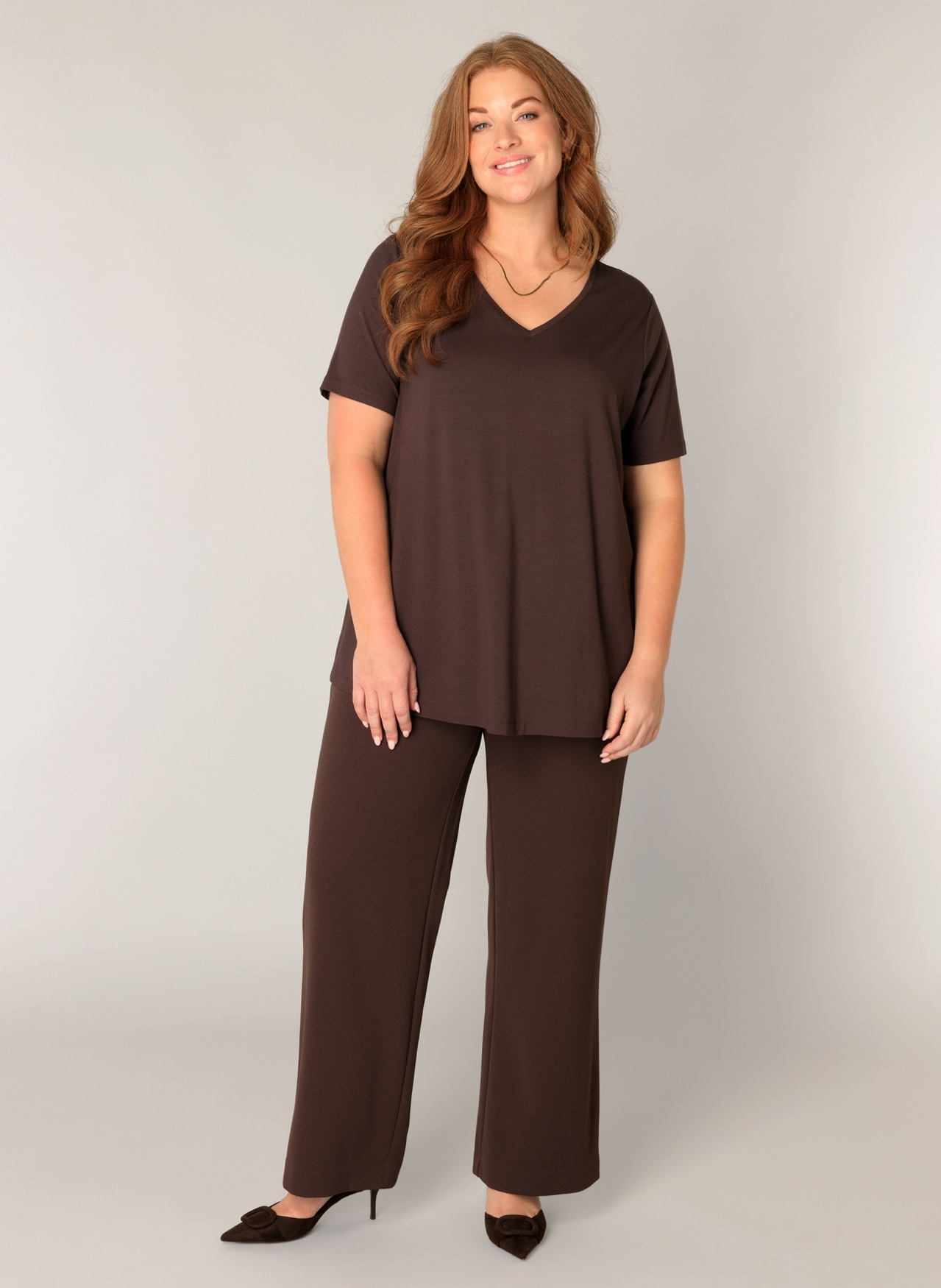 Base Level Curvy T-Shirt »Alba« Große Größen