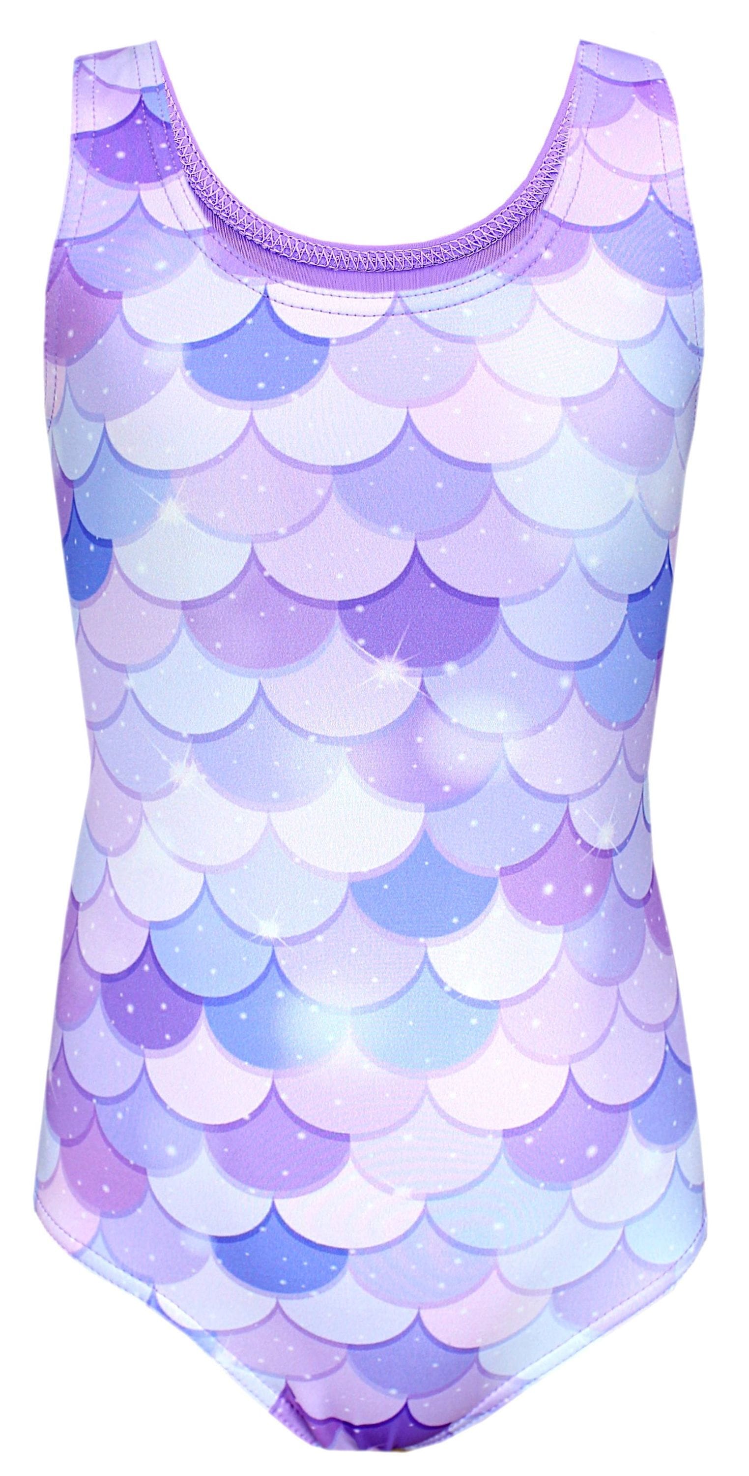 AQUARTI Badeanzug »Badeanzug Mädchen Badeanzug mit Ringerrücken Print«