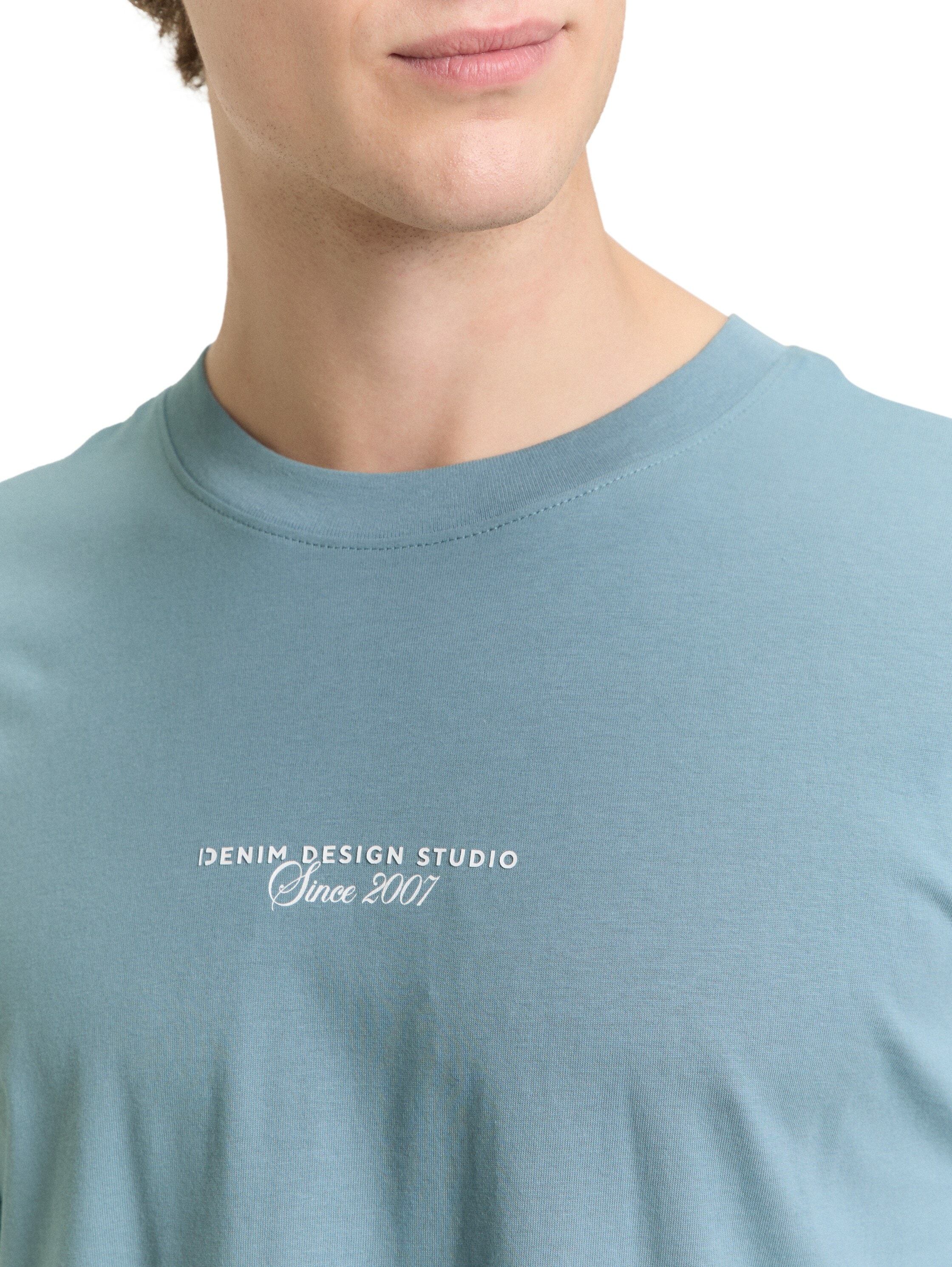 TOM TAILOR Denim T-Shirt mit Schriftzügen