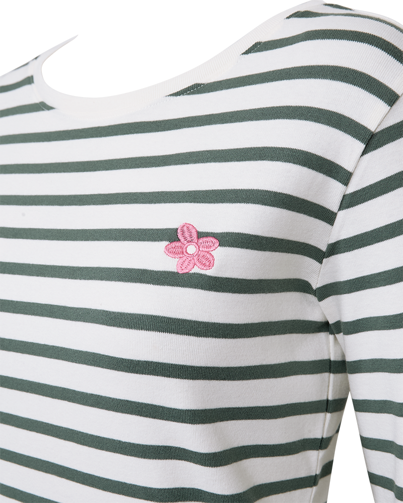 FREEQUENT Langarmshirt »FQFAMILA-TEE« im Streifen-Design