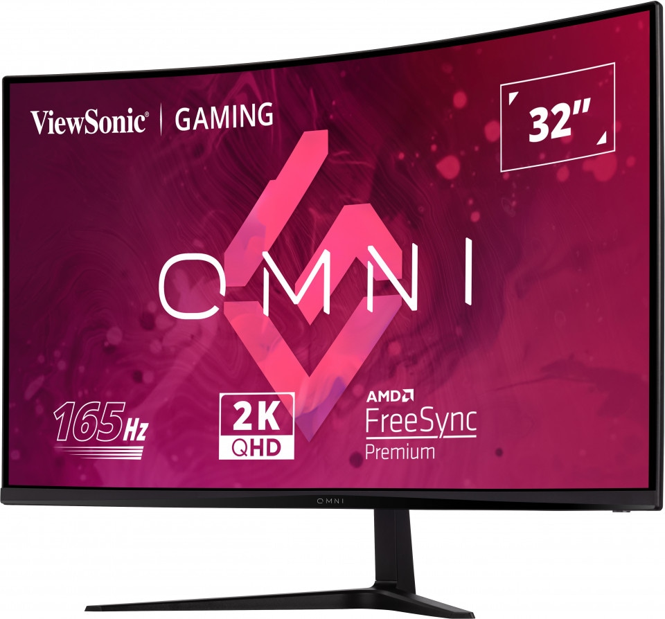 Viewsonic Curved-Gaming-Monitor »VX3218C-2K«, 80 cm/32 Zoll, 2560 x 1440 px, QHD, 1 ms Reaktionszeit, 165 Hz, 1500R Curved