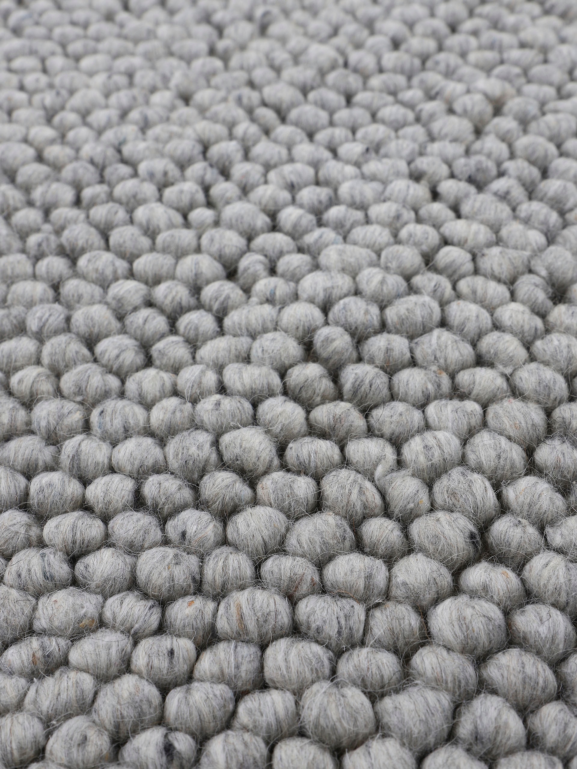 carpetfine Teppich »Calo«, rund, 16 mm Höhe, Handweb Teppich, Uni-Farben, meliert, handgewebt, 70% Wolle