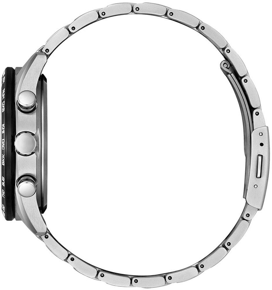 Citizen Funkchronograph, Armbanduhr, Herrenuhr, Solar, Titan, Datum, Stoppfunktion