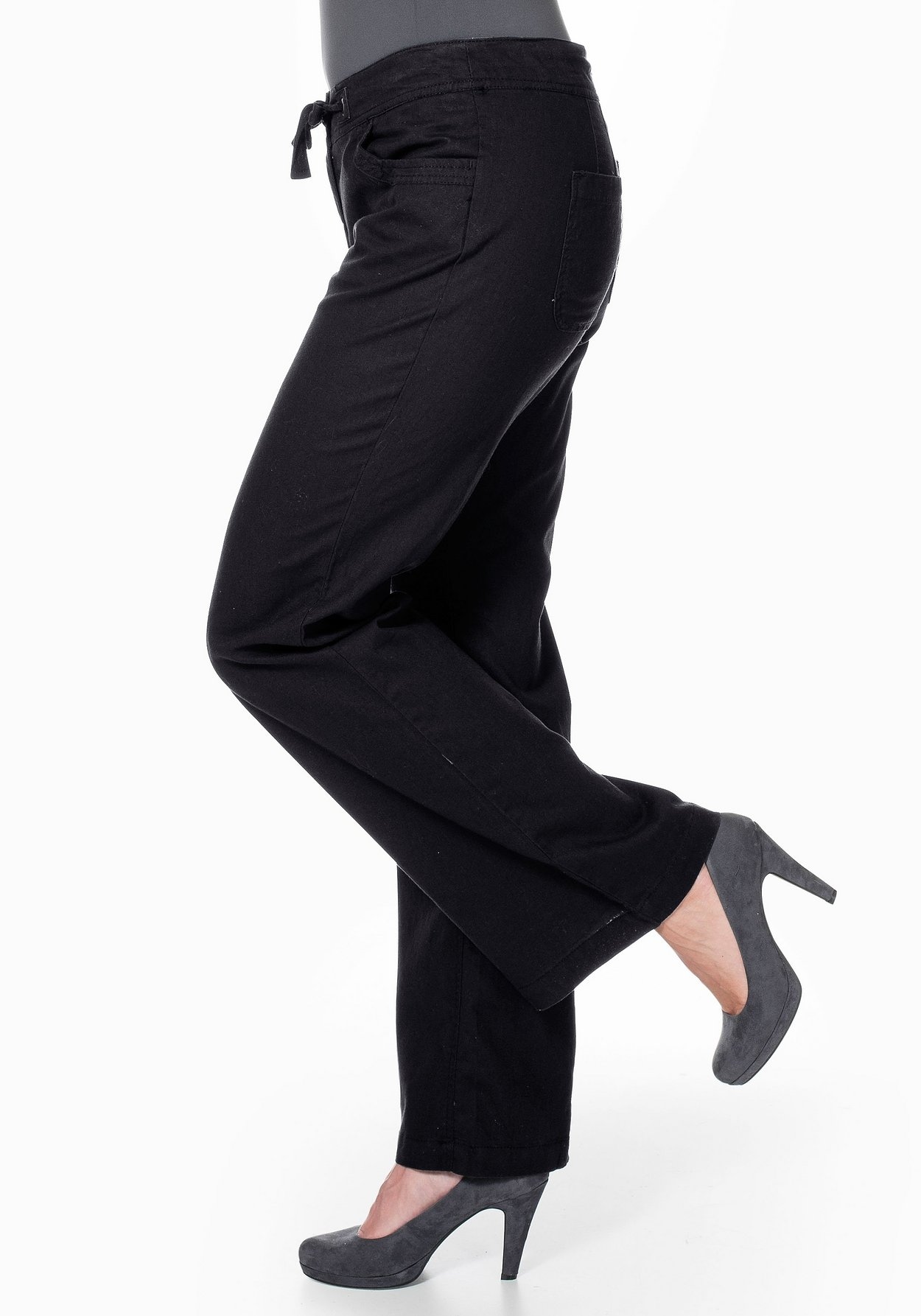 Sheego Leinenhose »Hose aus angenehmen Baumwoll-Leinen-Mix«