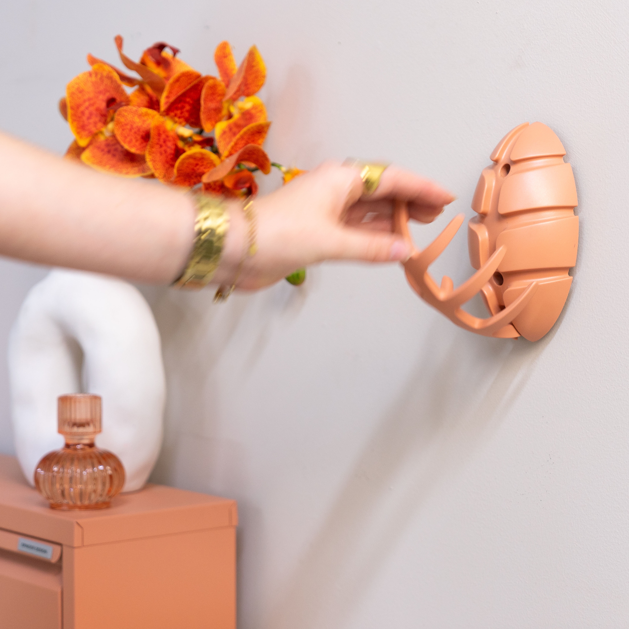 Spinder Design Garderobenhaken »BUG« Design-Garderobe aus recyceltem ABS und mit klappbaren Haken