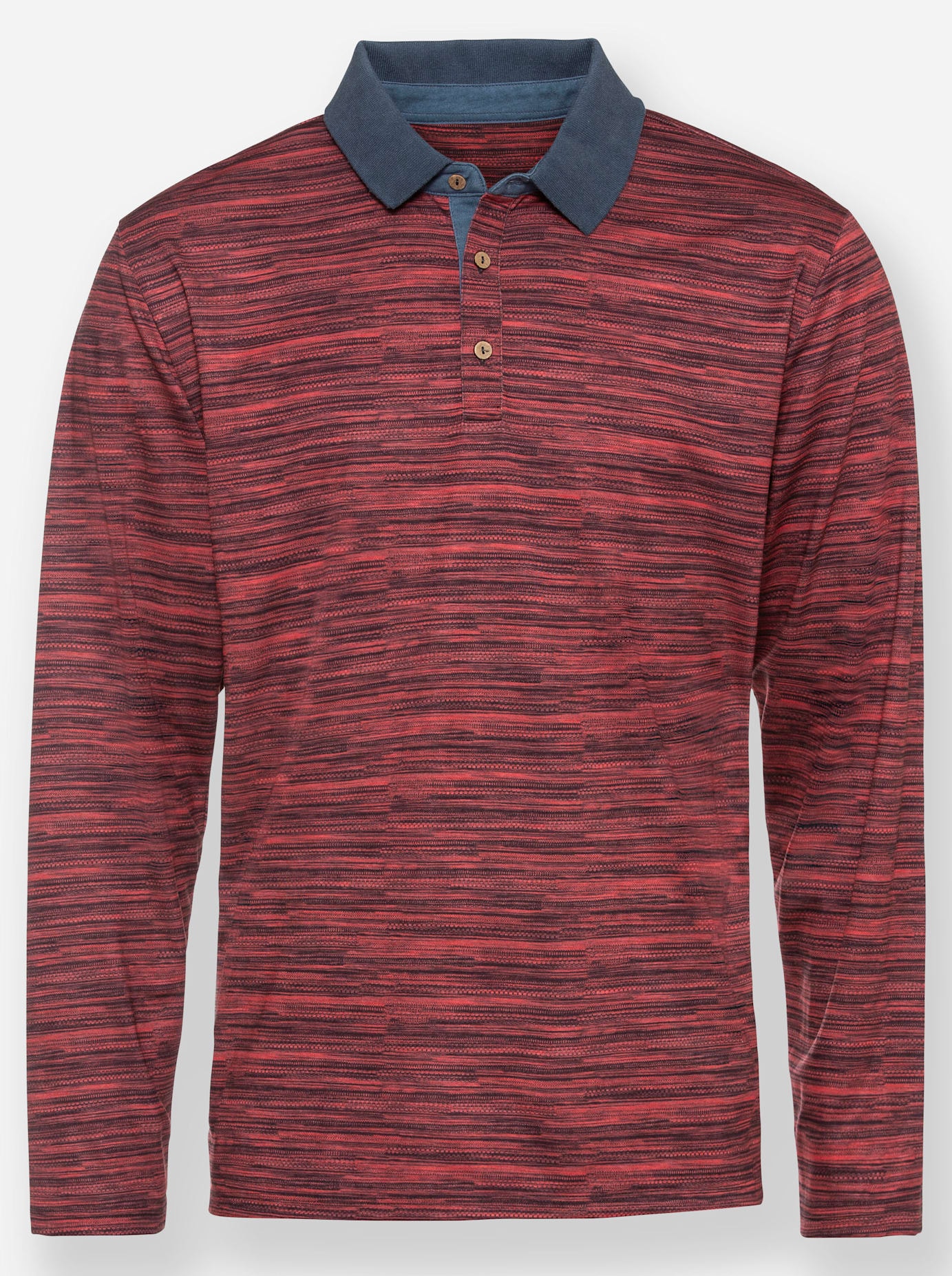 Marco Donati Langarmshirt »Poloshirt«