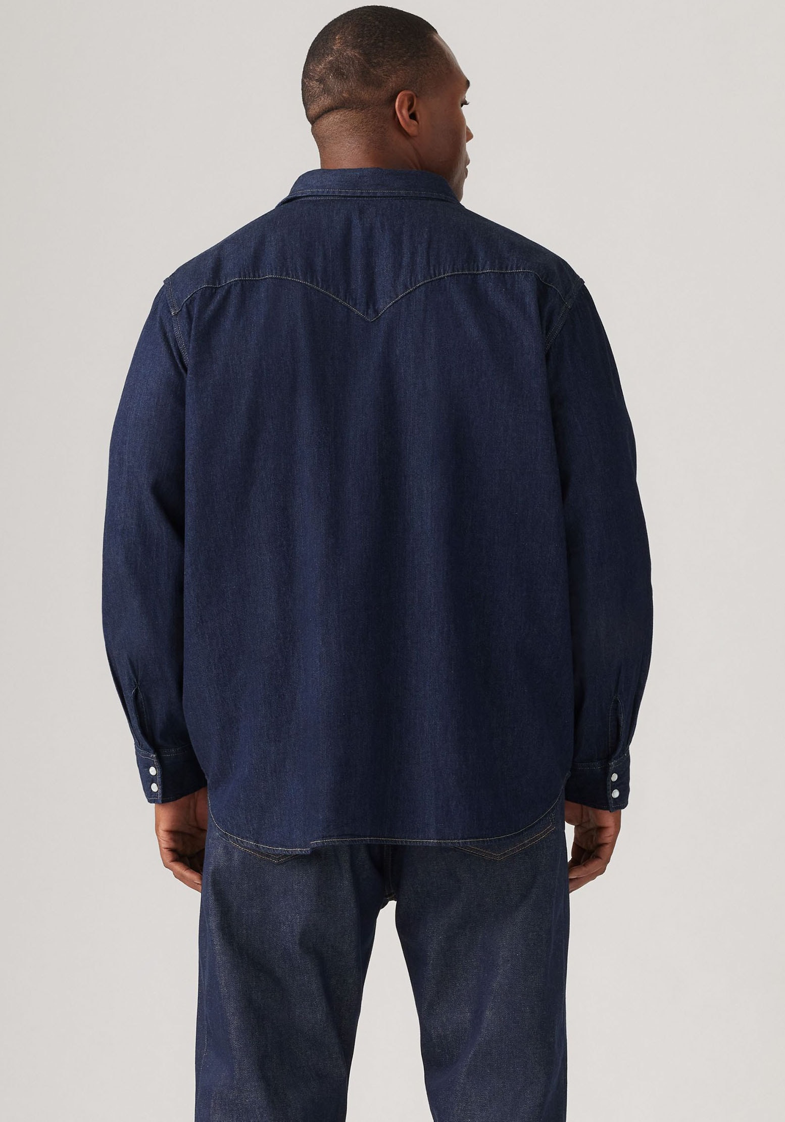 Levi's® Plus Jeanshemd, im Westernstyle