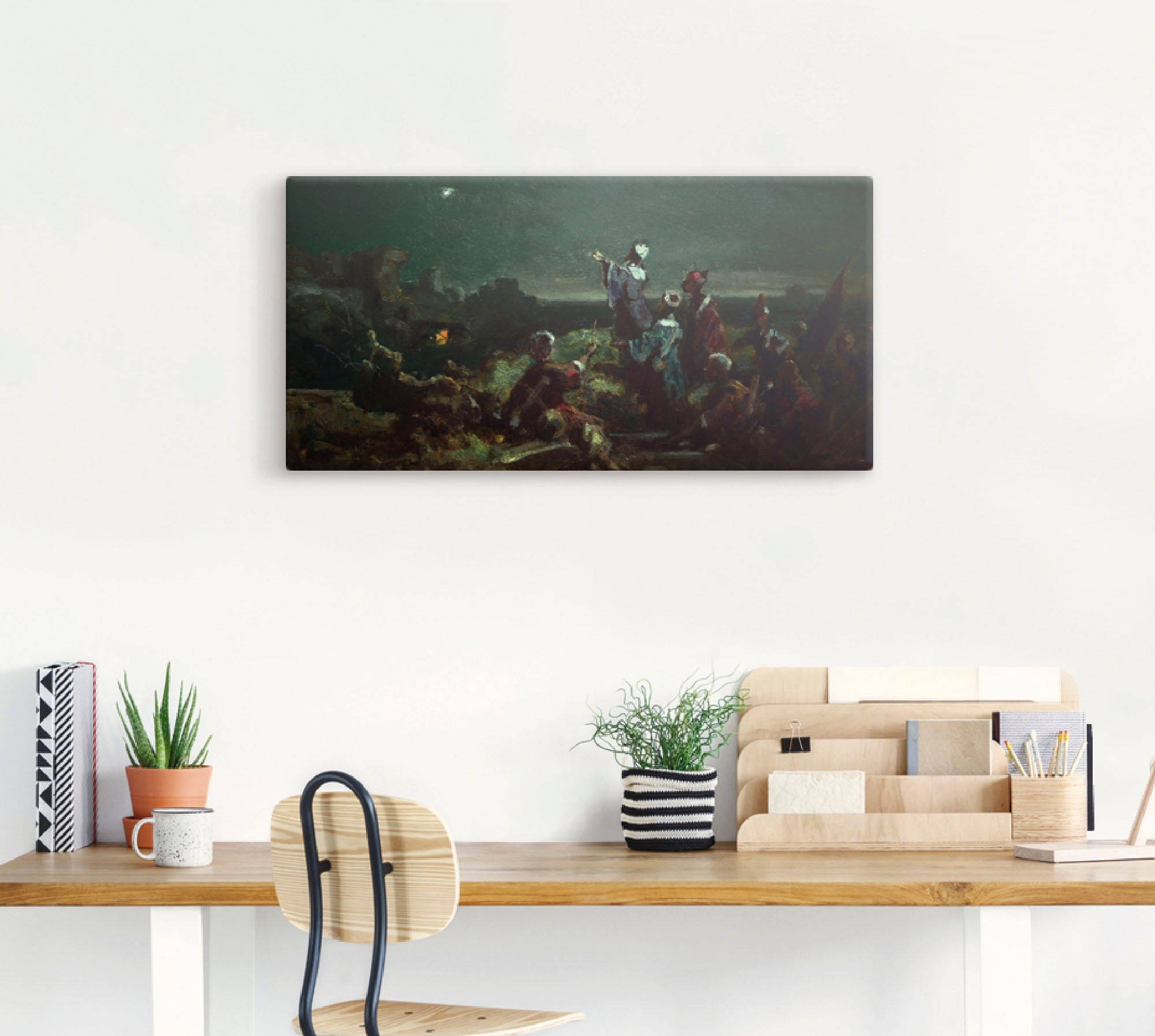 Artland Wandbild »Der Stern von Bethlehem«, Religion, (1 St.), als Leinwandbild, Wandaufkleber oder Poster in versch. Größen