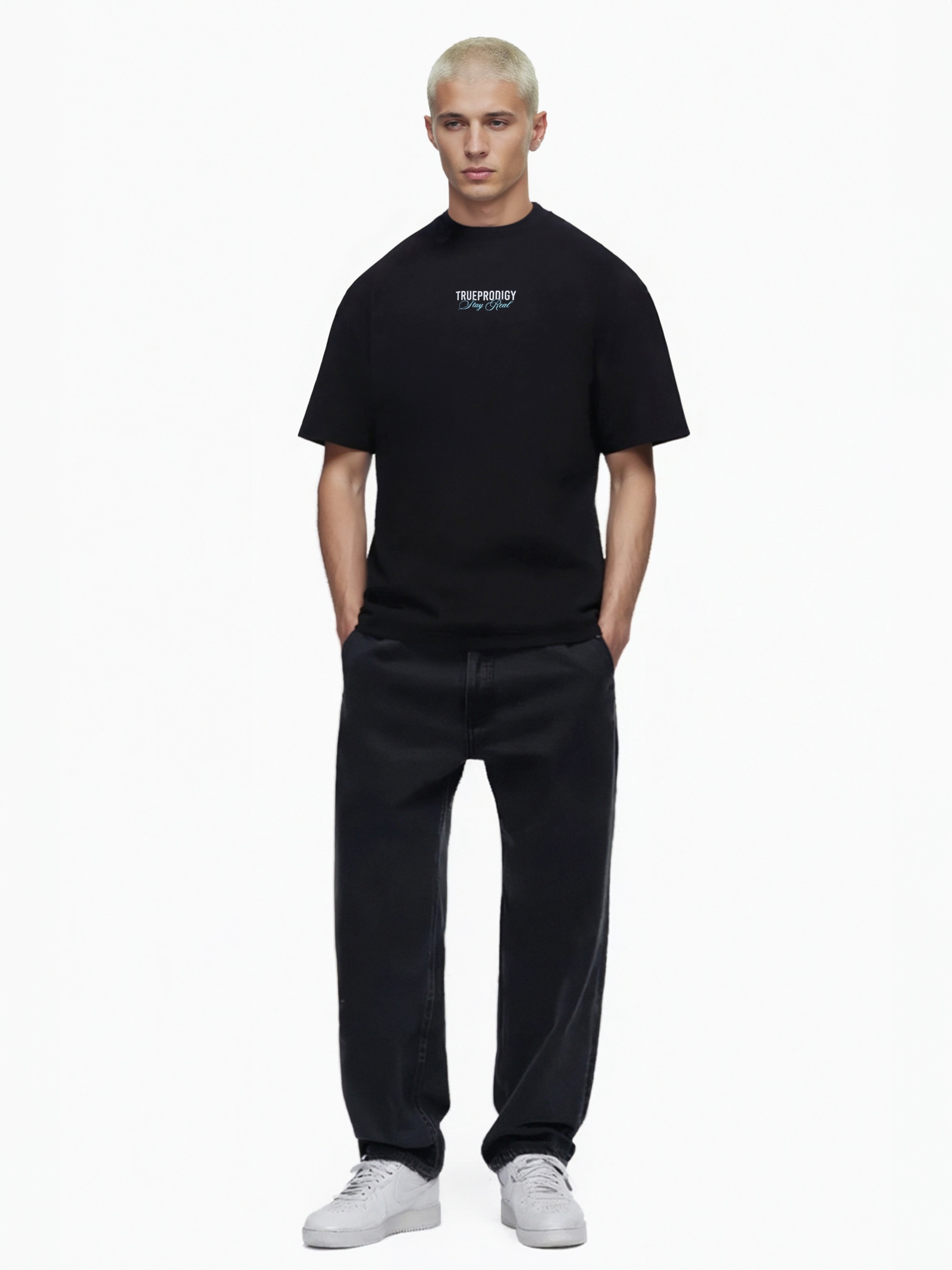 trueprodigy Oversize-Shirt »Lou Logo Print Oversized Rundhals«