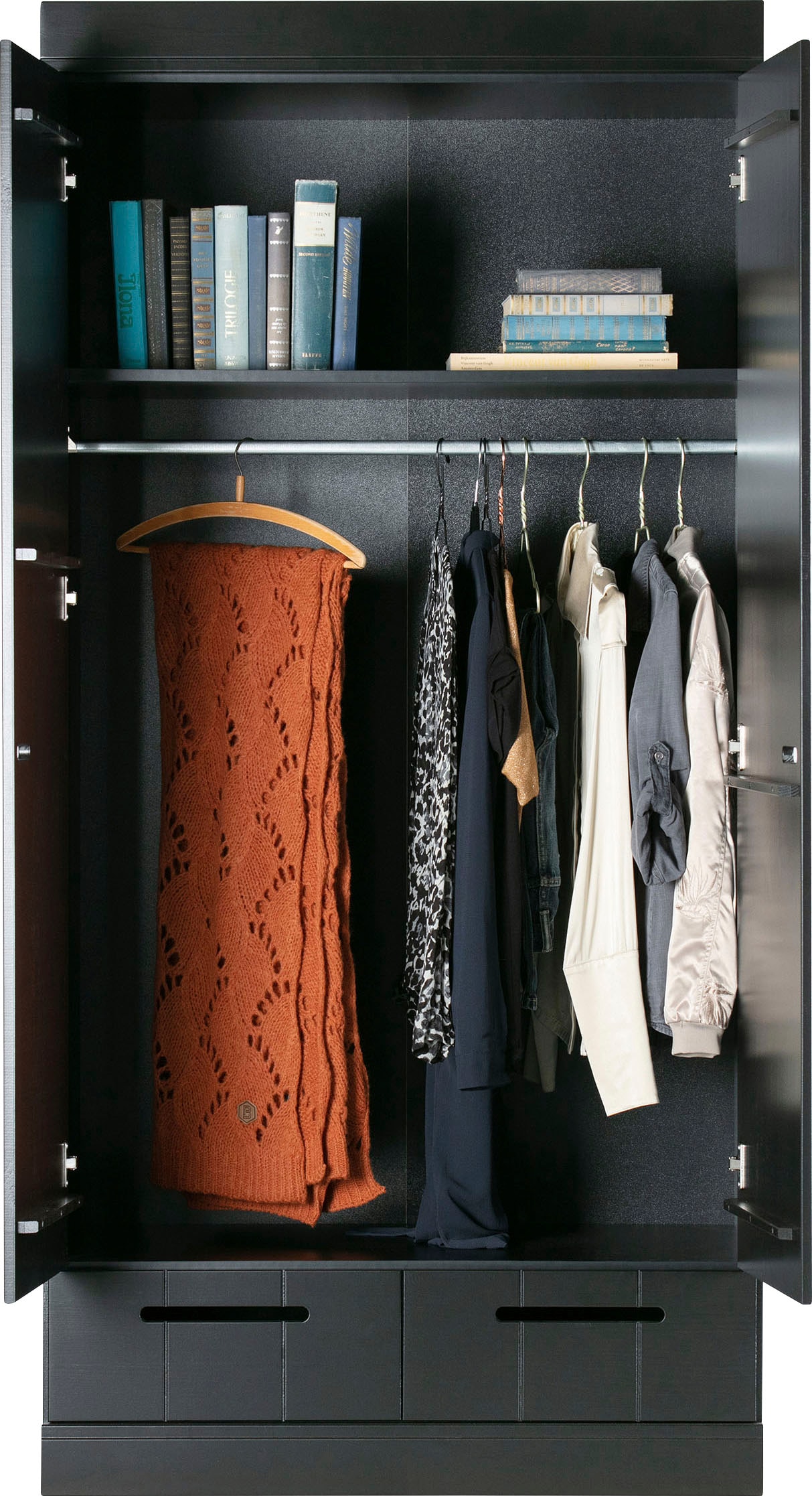 WOOOD Garderobenschrank »Connect«, mit Kleiderstange, Breite 94 cm x Höhe 195 cm
