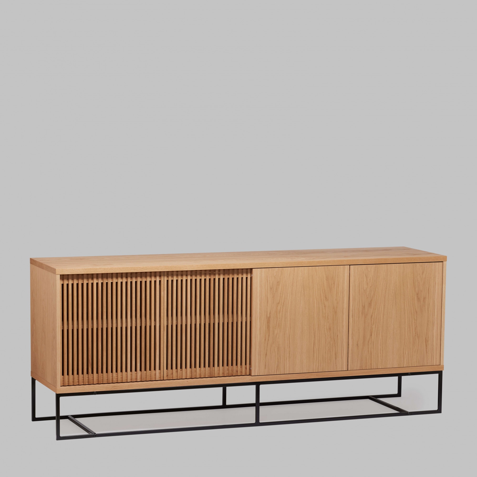 Sideboard »Ende«, teilmassiv, Metallfüße, Breite 188 cm