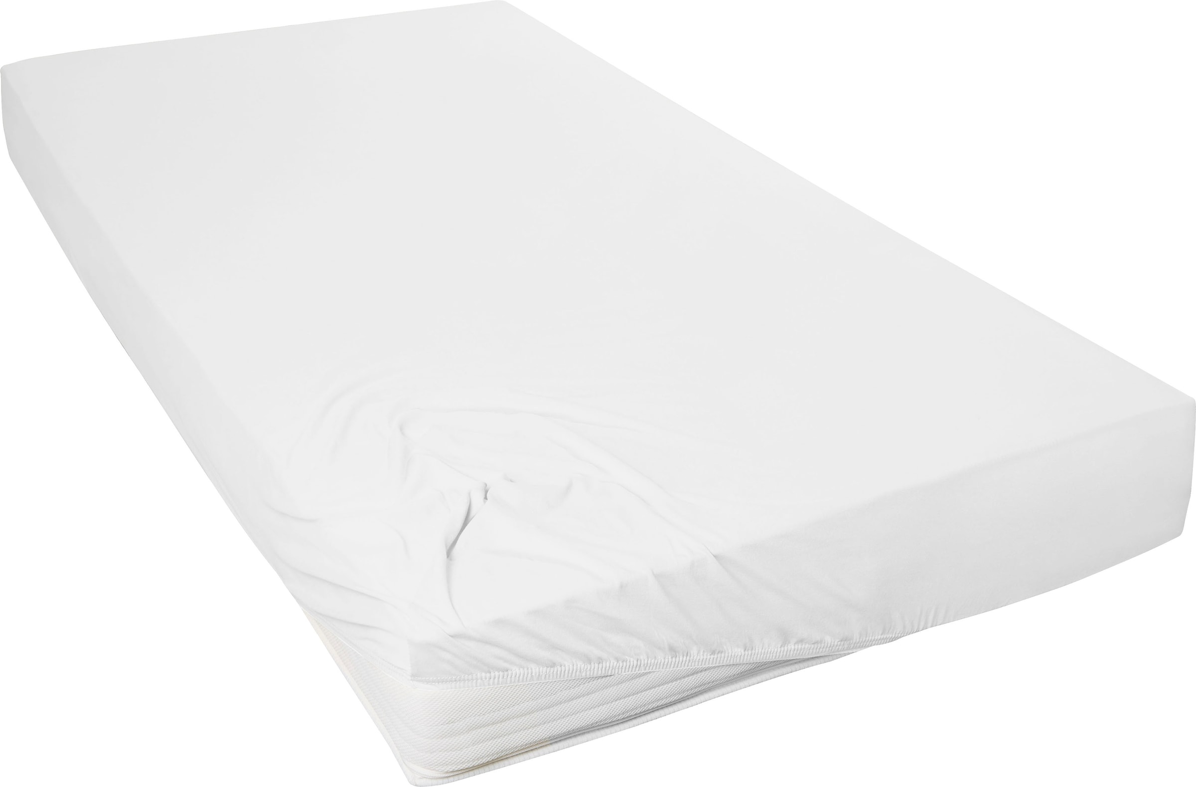 Primera Spannbettlaken "Mako-Feinjersey Spannbetttuch" Geeignet für Standardmatratzen bis 22 cm, 100% Baumwolle