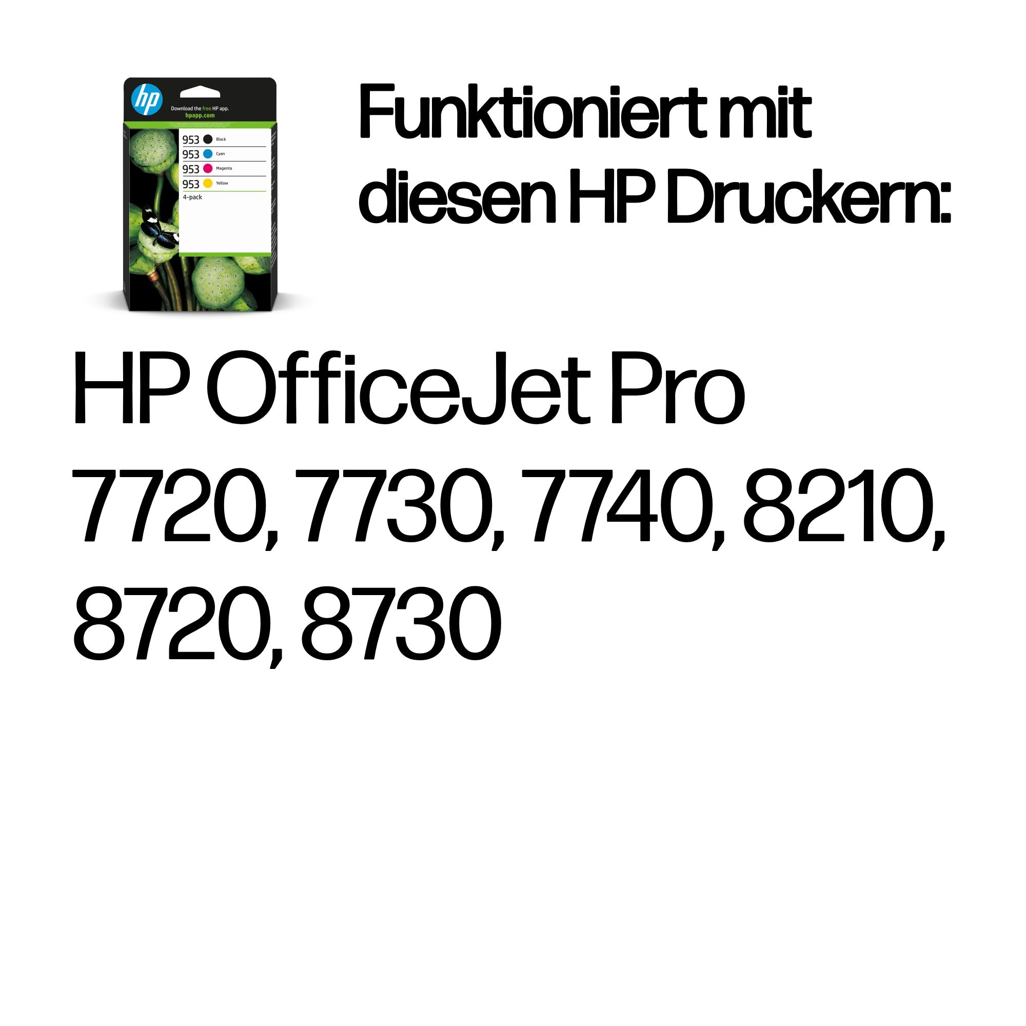 HP Tintenpatrone »953 4er-Pack«
