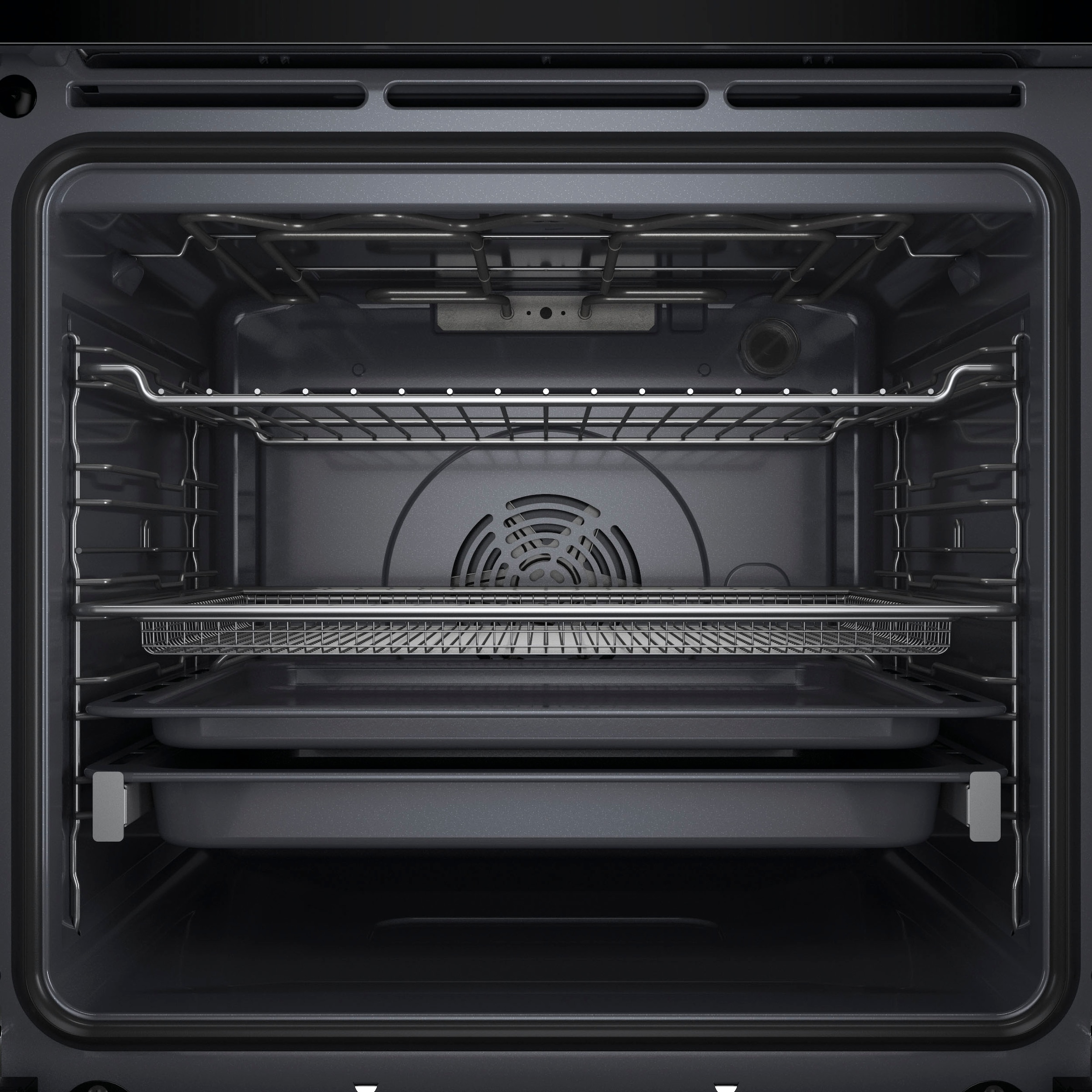 BAUKNECHT Einbaubackofen  »BBI4S8HM1SK«, mit 1-fach-Teleskopauszug, Hydrolyse, AirFry-Funktion, Pizzafunktion, 1-fach-Teleskopauszug, Gentle Steam