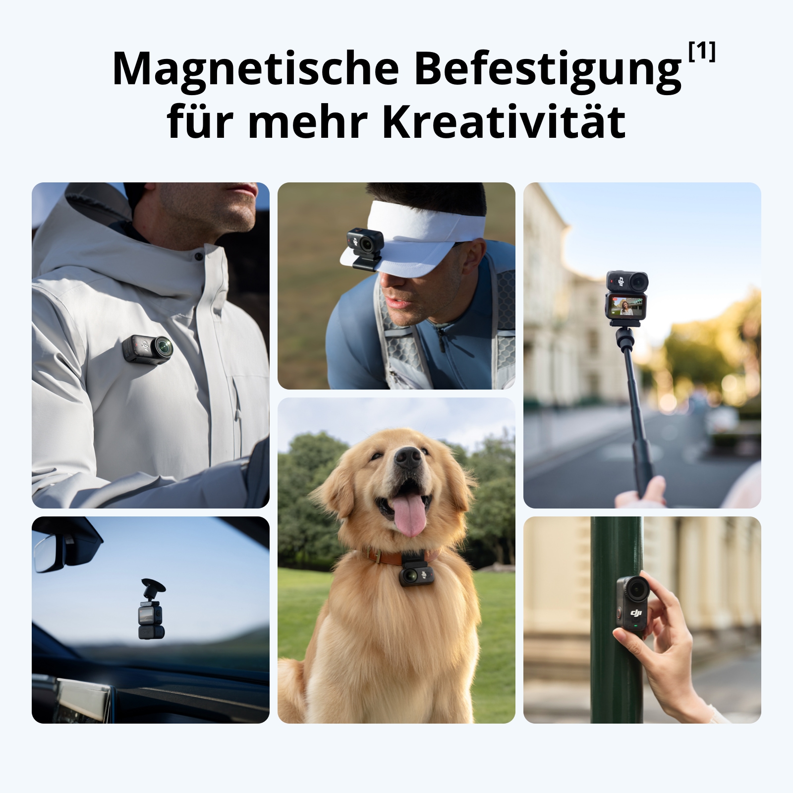 DJI Camcorder »DJI Osmo Nano Standard Combo (128GB)« 4K Ultra HD Bluetooth