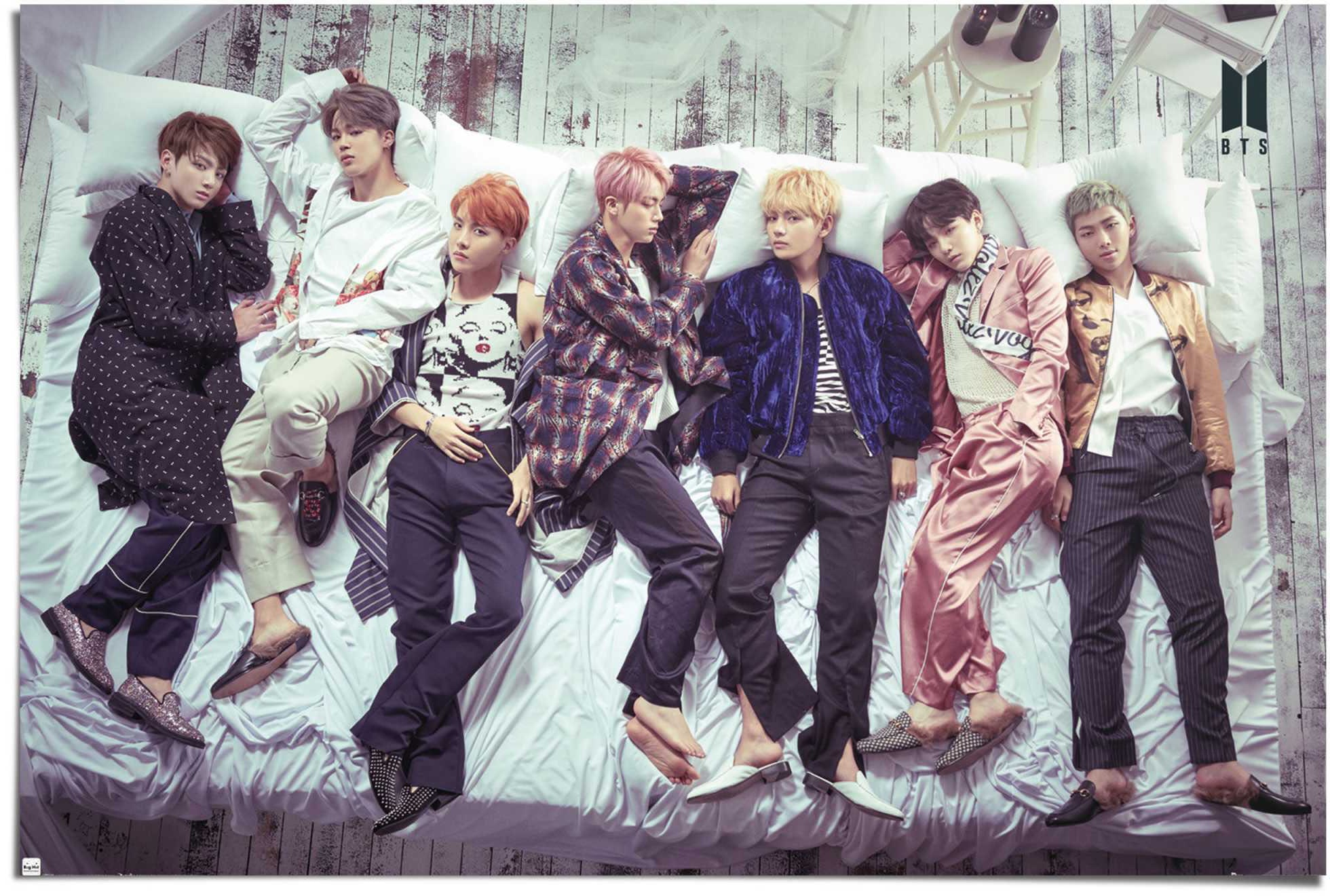 Rechnung Boys«, Bands, »Poster Band Bett - bestellen Orchester Reinders! & - BTS (1 Bangtan auf Poster St.)