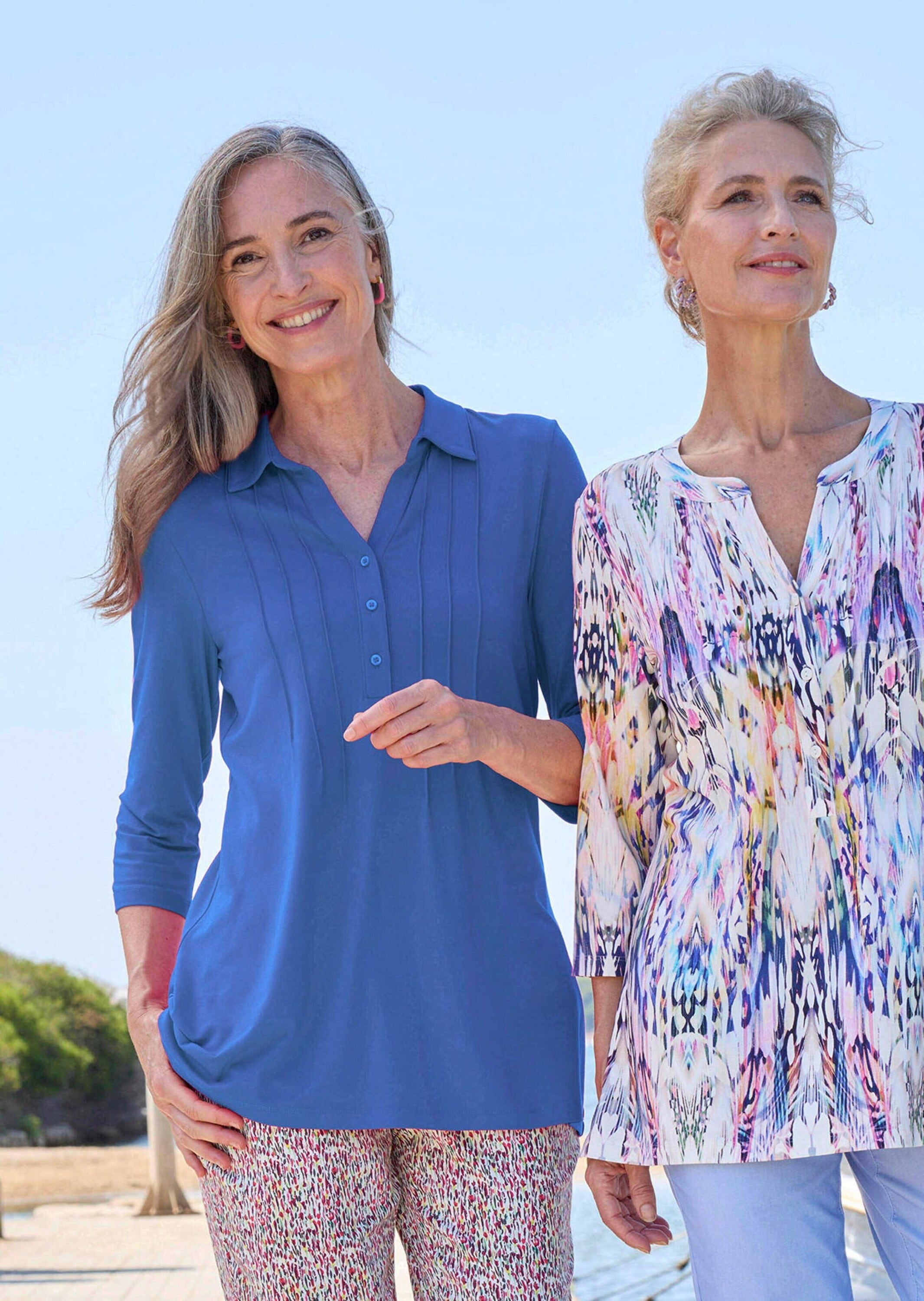 GOLDNER Tunika »Elegantes Blusenshirt mit Biesen« stretchbequeme Jerseyqualität