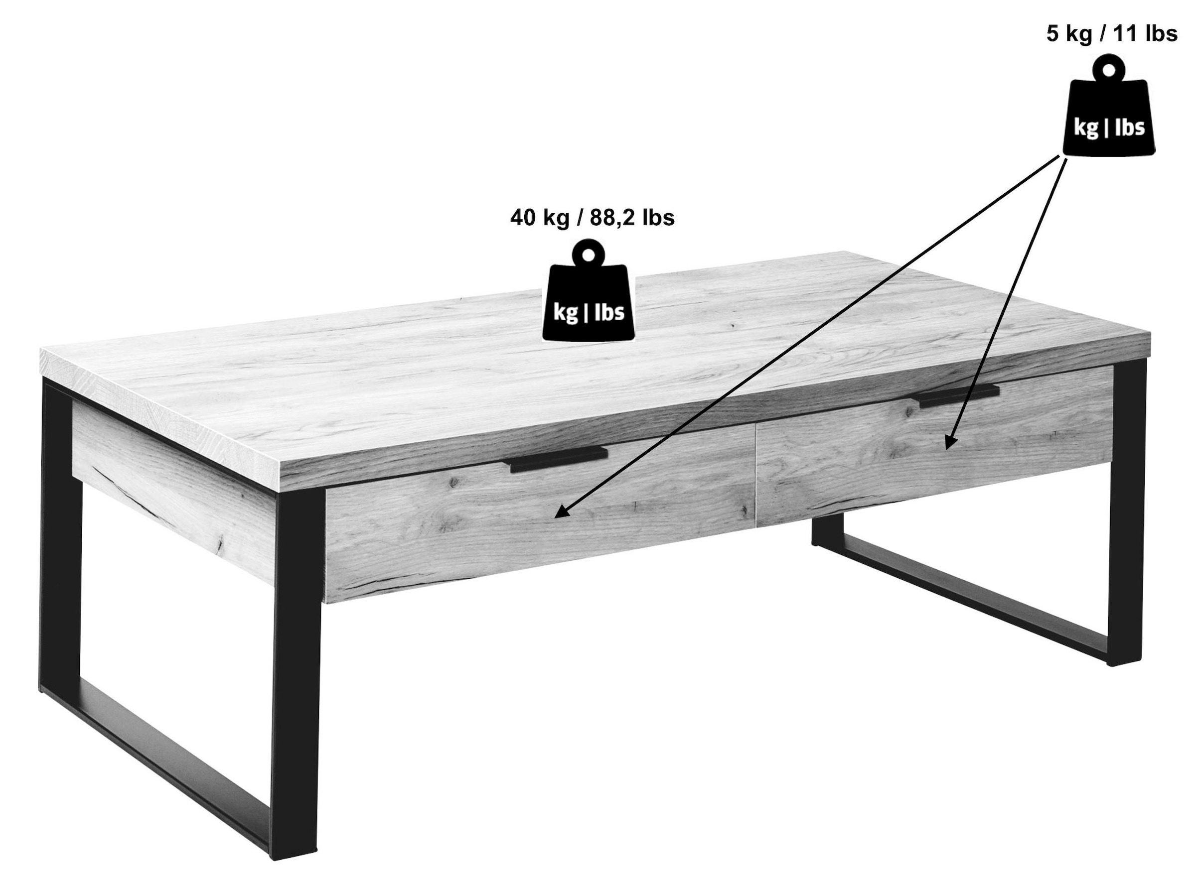 Jahnke Couchtisch »LOOP COFFEE«