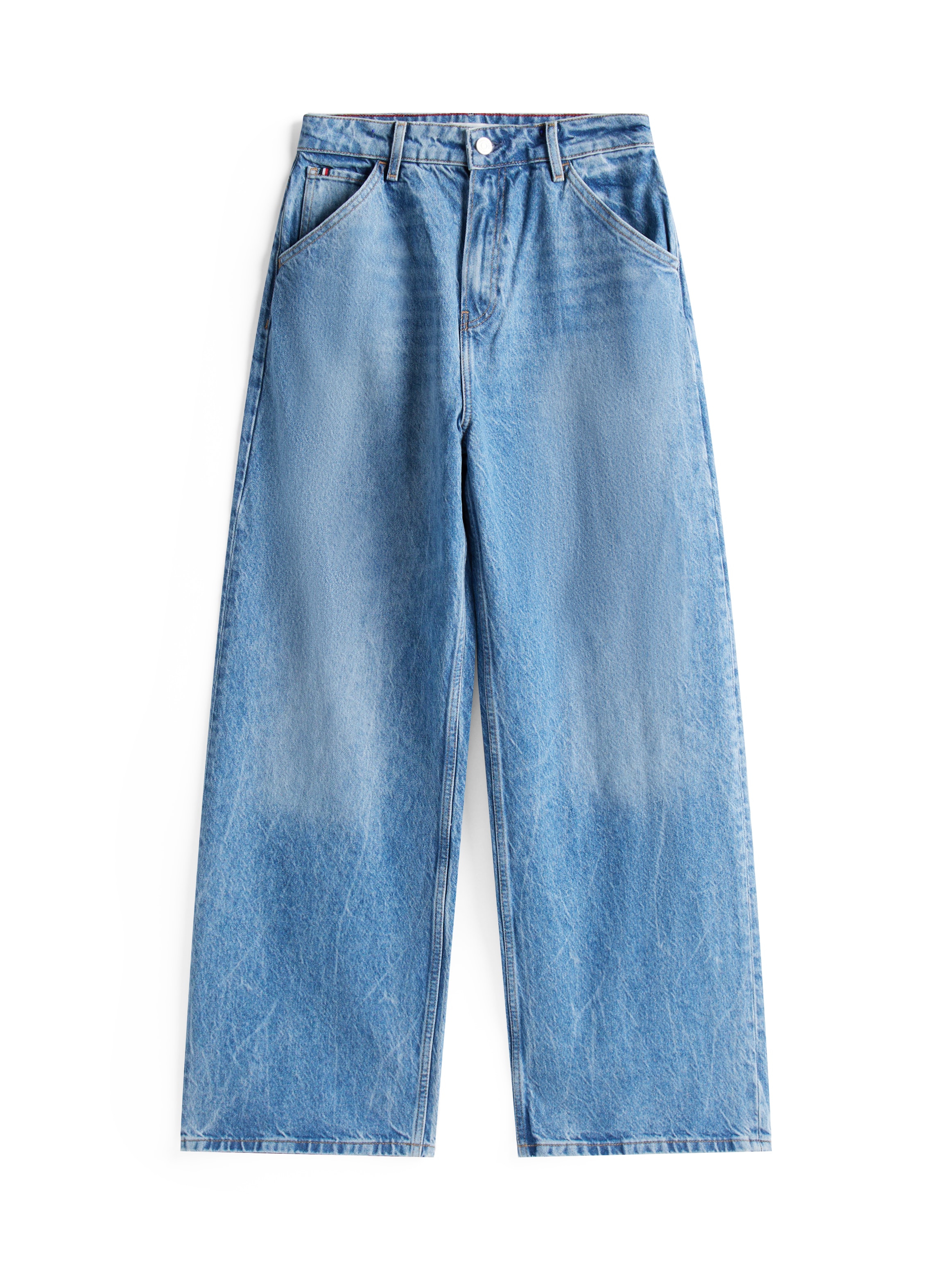 Tommy Hilfiger Weite Jeans »Loose Wide Leg Regular Waist«, mit Tommy Hilfiger Logo-Badge