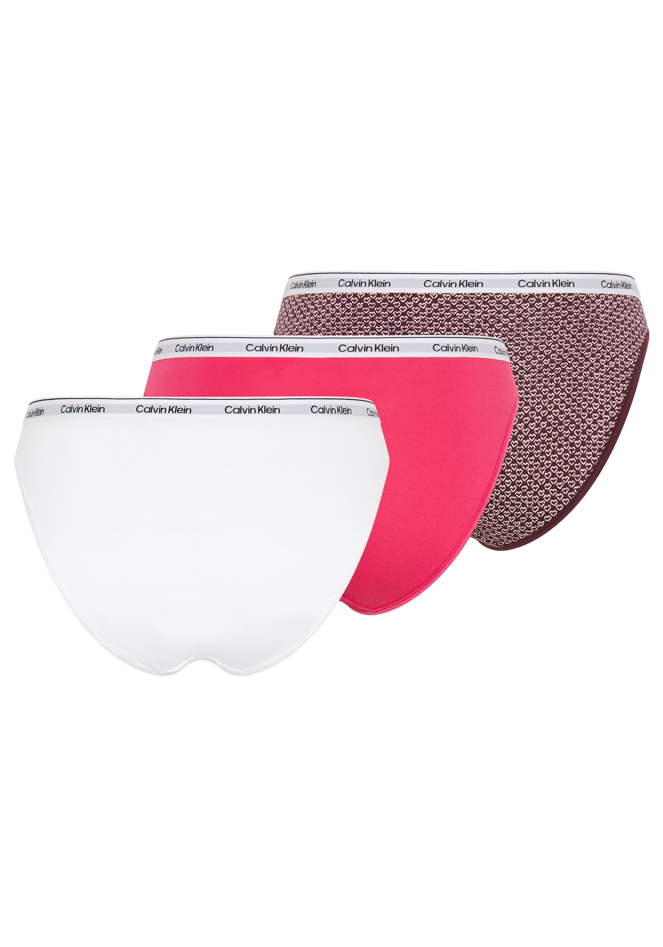 Calvin Klein Underwear Bikinislip »3 PACK BIKINI (LOW-RISE)« Packung, 3er-Pack, 3 Stk. mit Logobund