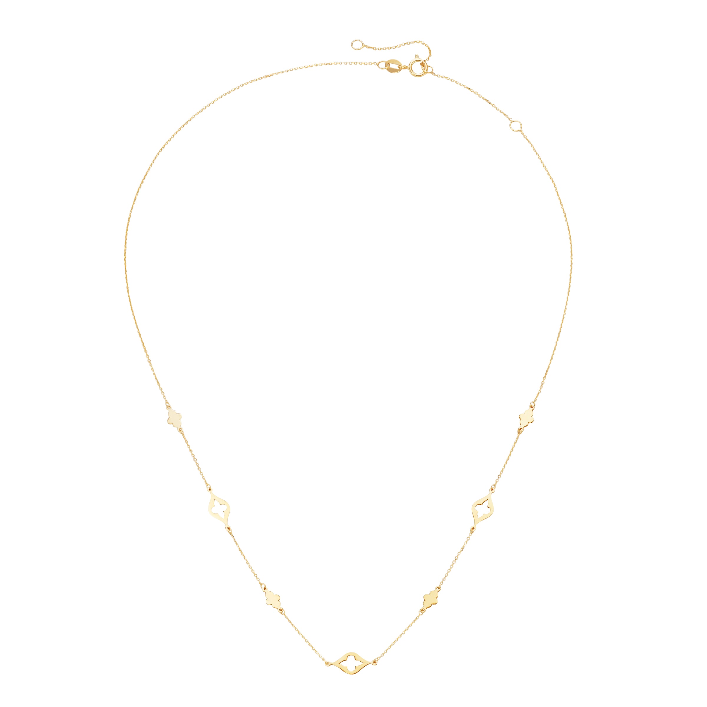 Luigi Merano Collier »Collier mit Zwischenteilen, Gold 375«