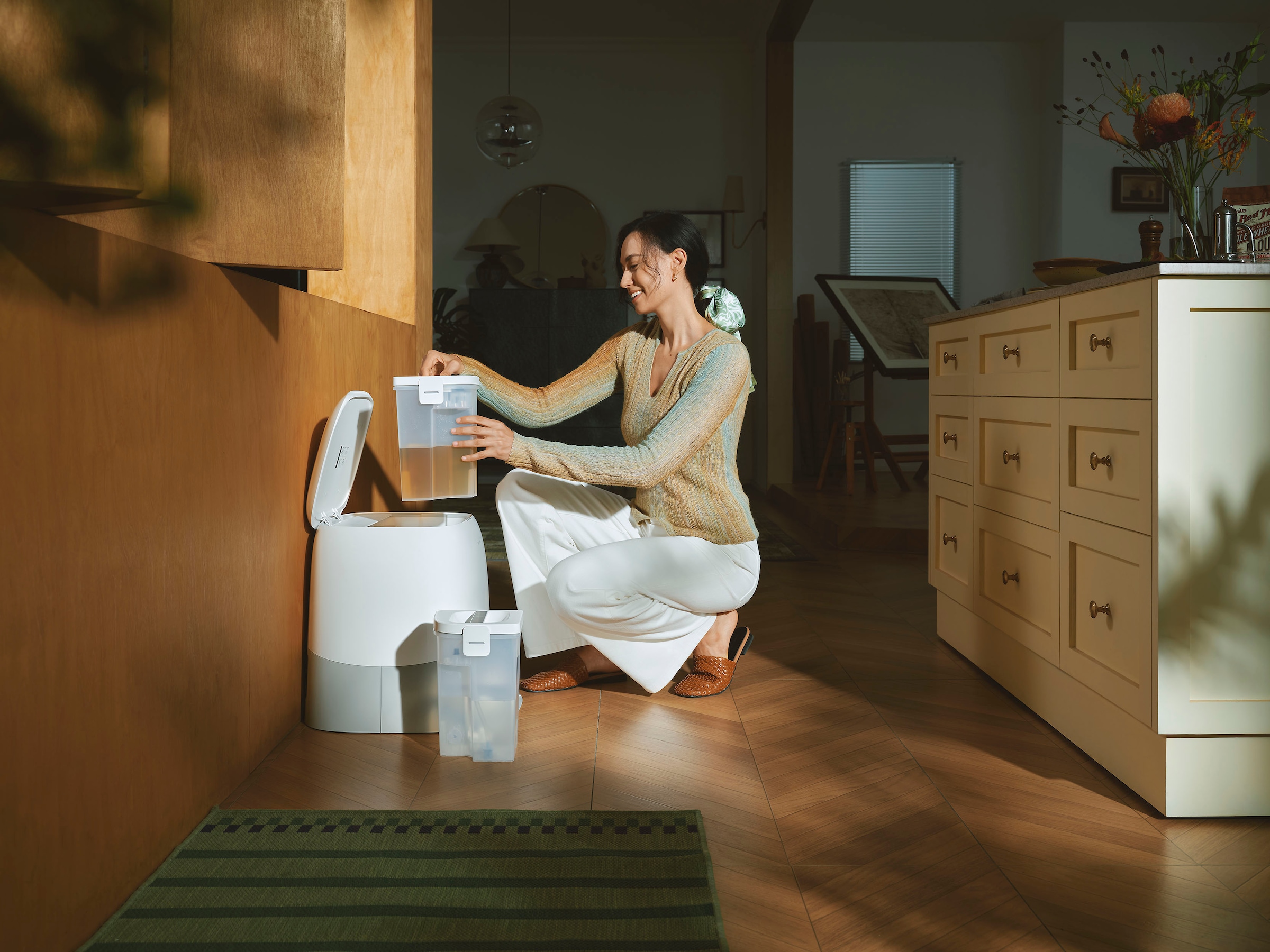 Roborock Nass-Trocken-Saugroboter »Qrevo Curv 2 Pro mit Wischfunktion« FlexiArm Design Seitenbürste, DuoDivide Bürste, autom. Moppreinigung.