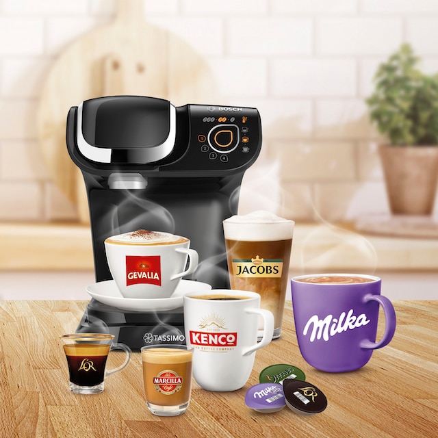 TASSIMO Kapselmaschine »My Way 2 TAS6502«, inkl. 2 TASSIMO  Latte-Macchiato-Gläser »by WMF« Wert: UVP € 9,99 mit 3 Jahren XXL Garantie