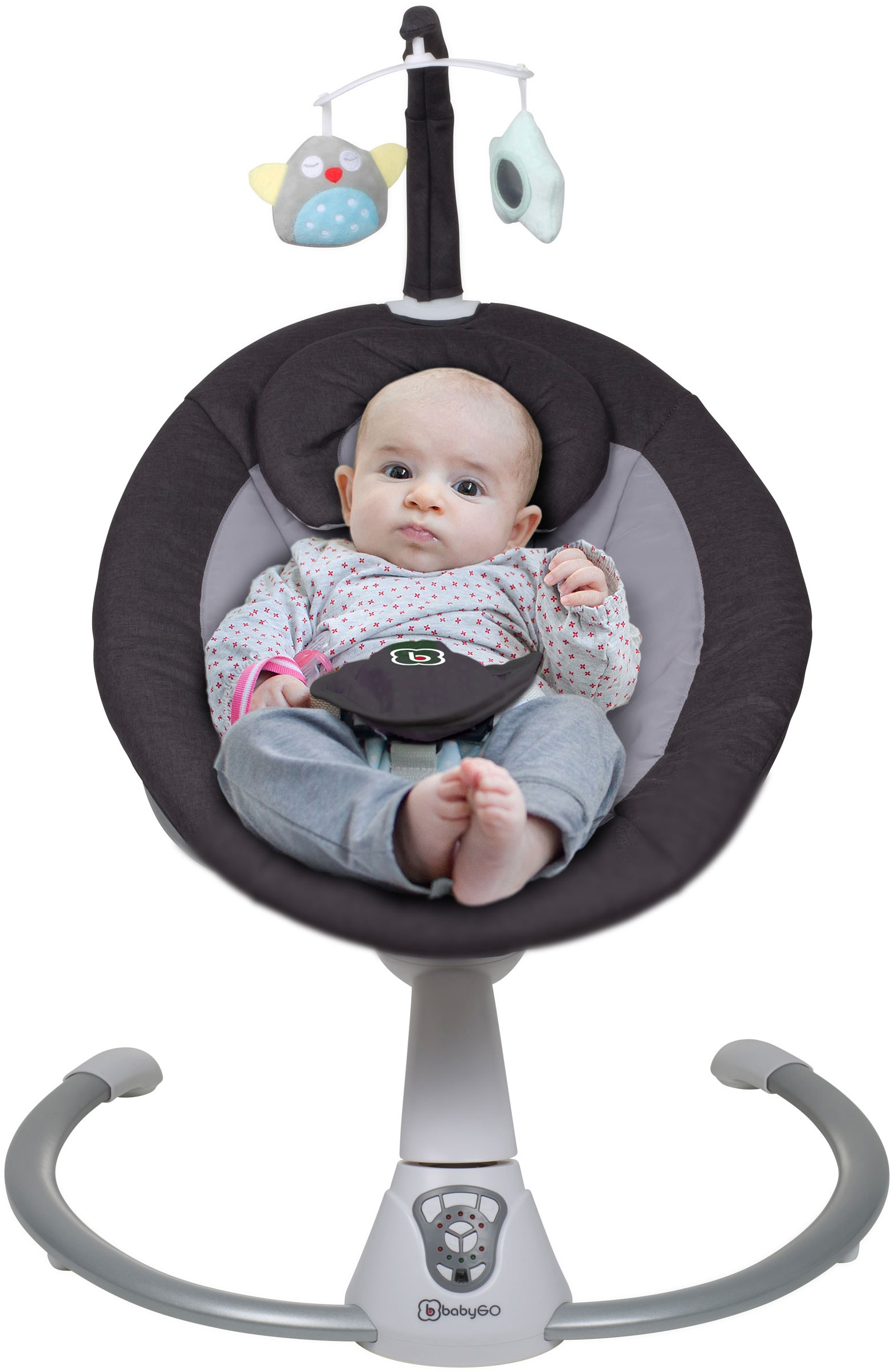 BabyGo Babywippe »Homey«, bis 9 kg, mit Schaukelbewegungen und Sound