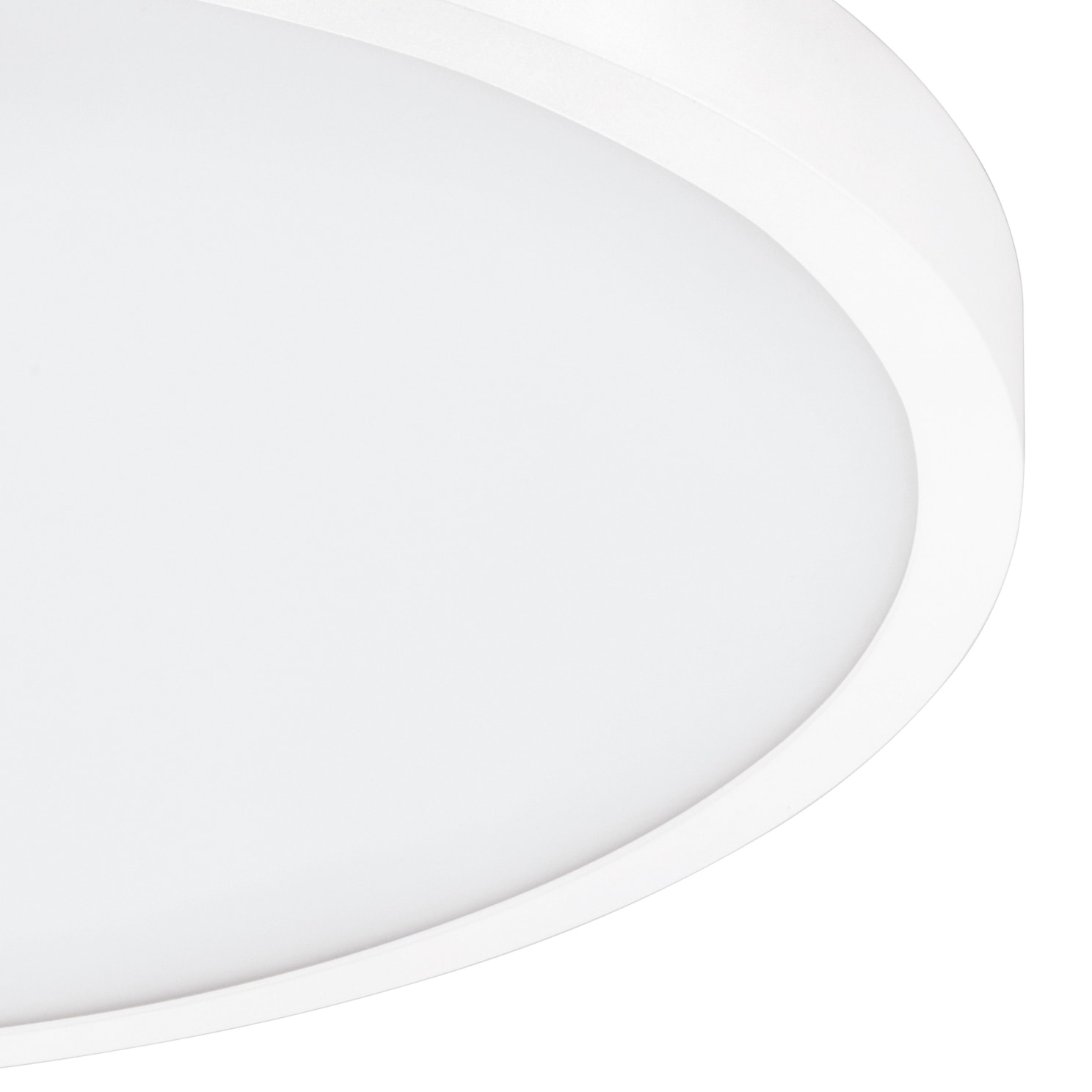 EGLO Aufbauleuchte »FUEVA 1«, 1 flammig, Leuchtmittel LED-Board | LED fest integriert, schlankes Design, nur 3 cm hoch, Durchmesser 40 cm