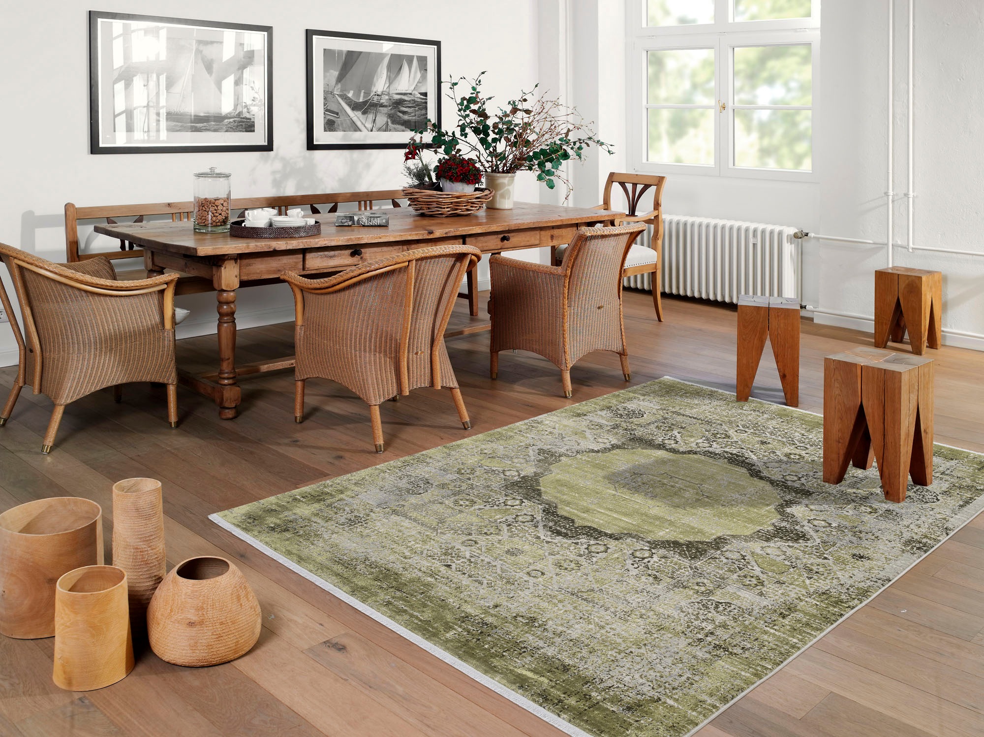 OCI DIE TEPPICHMARKE Teppich »COLOUR MEDI«, rechteckig, 8 mm Höhe