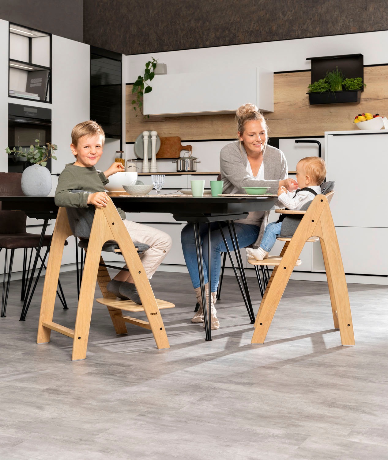 Hauck Hochstuhl »Arketa, oak«, FSC® - schützt Wald - weltweit