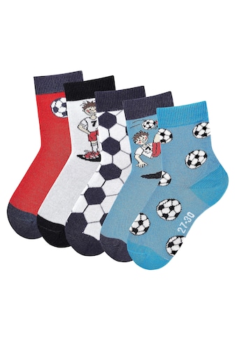 H.I.S Socken, (5 Paar), mit Fußballmotiven kaufen
