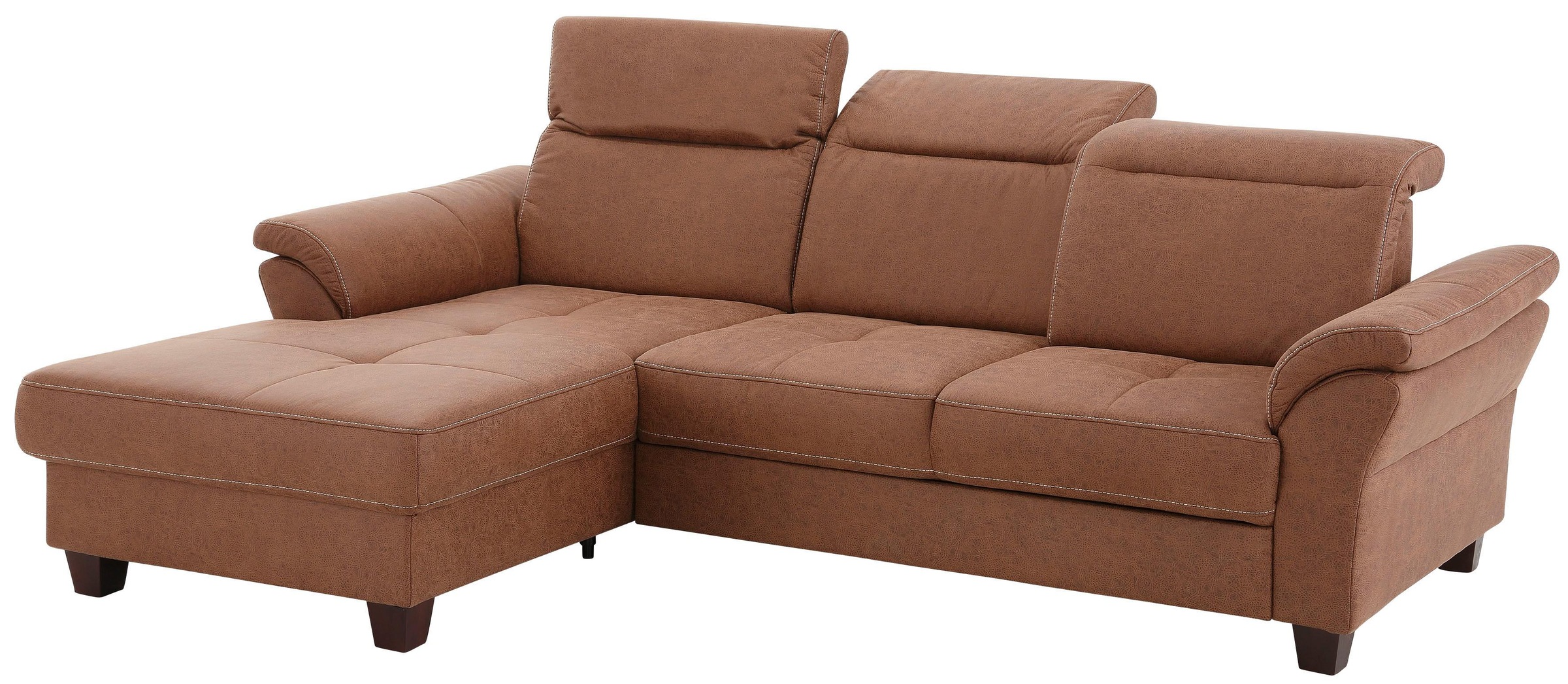 Home affaire Ecksofa »Solvei L-Form«, mit Recamierenabschluß und Sitztiefenverstellung