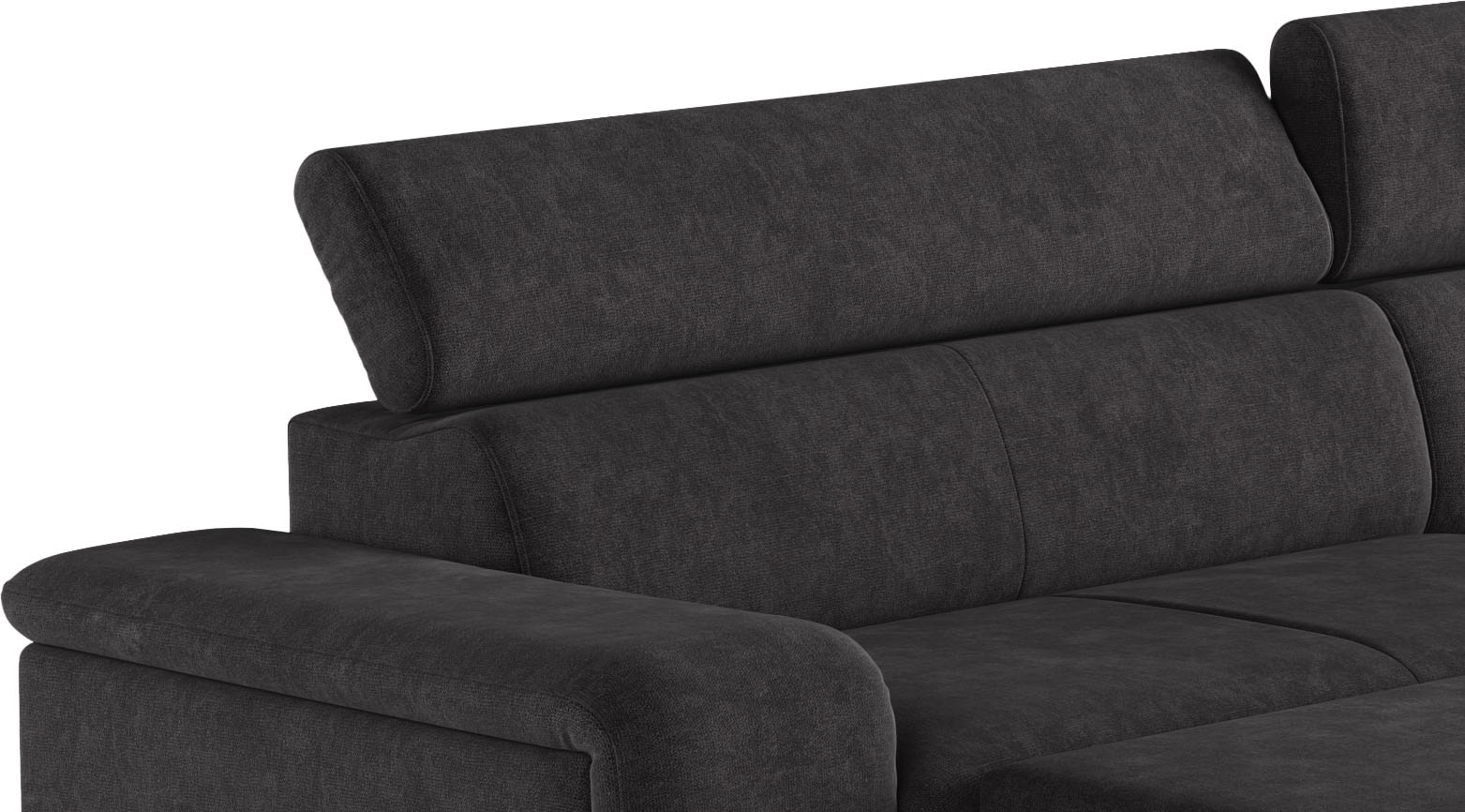 COTTA Wohnlandschaft »Emma U-Form« mit Kopfteilverstellung, wahlweise mit Bettfunktion & Bettkasten