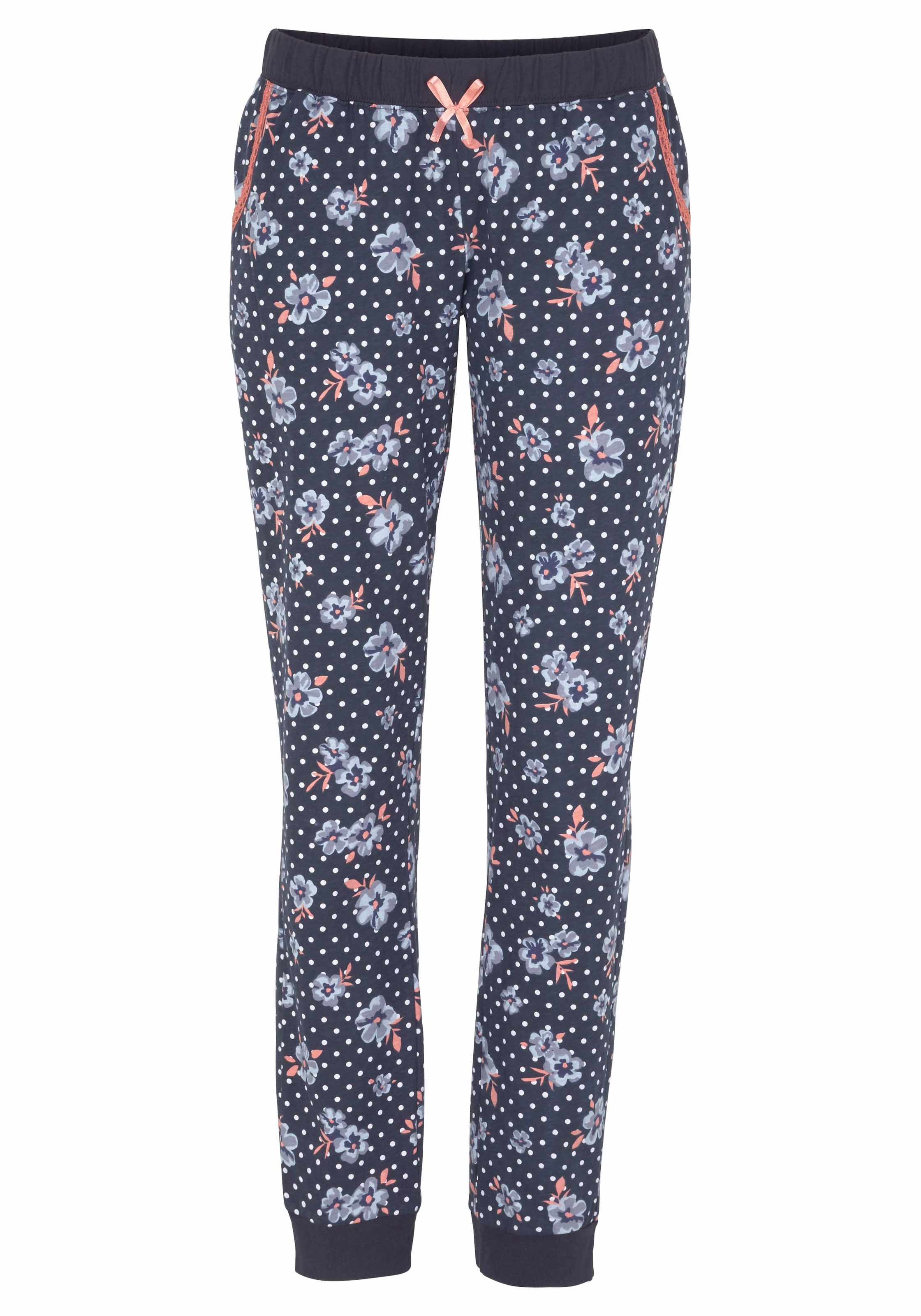 H.I.S Pyjama 2-teilig, 2 tlg. mit 3/4-Arm und Knopfleiste