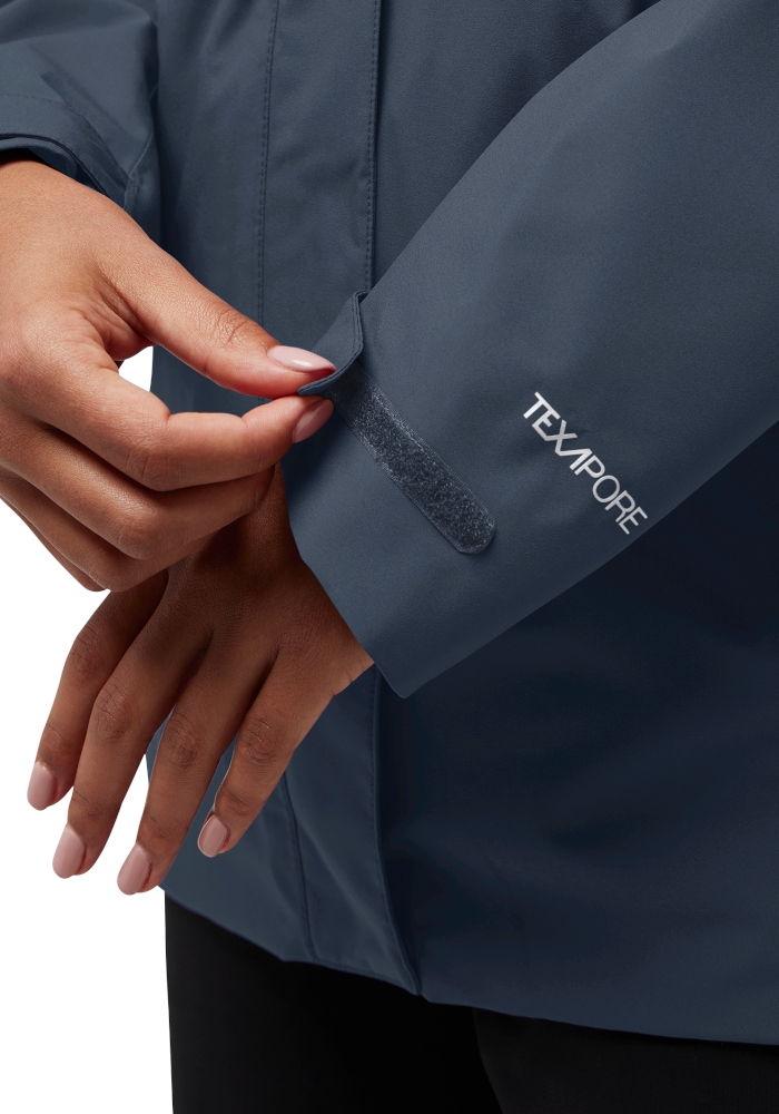 Jack Wolfskin 3-in-1-Funktionsmantel »ROTWAND 3IN1 JKT W« wasserdichte Außenjacke, wärmende Innenjacke