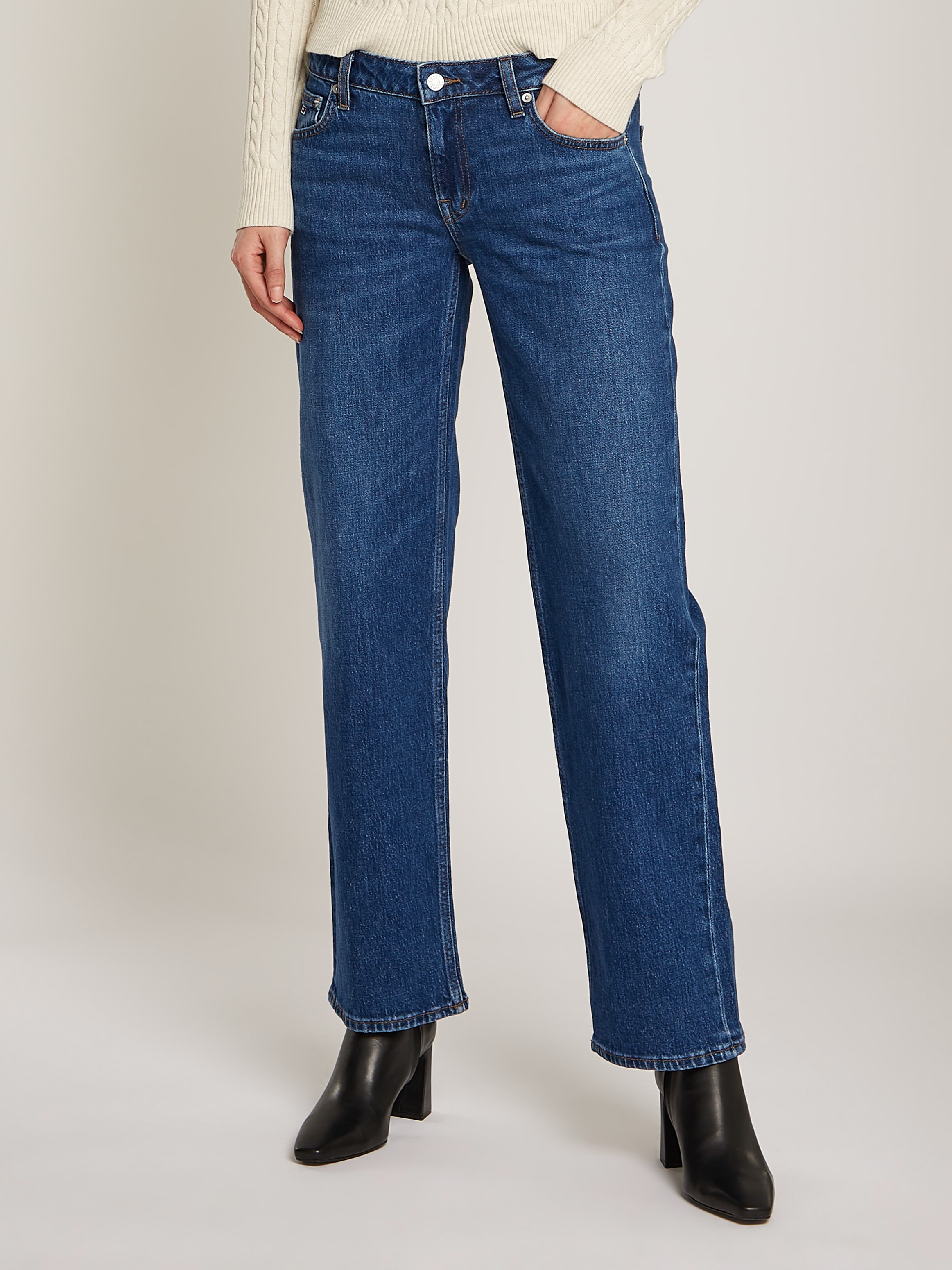 Straight-Jeans »SOPHIE LW STR CH0152«, mit Nieten