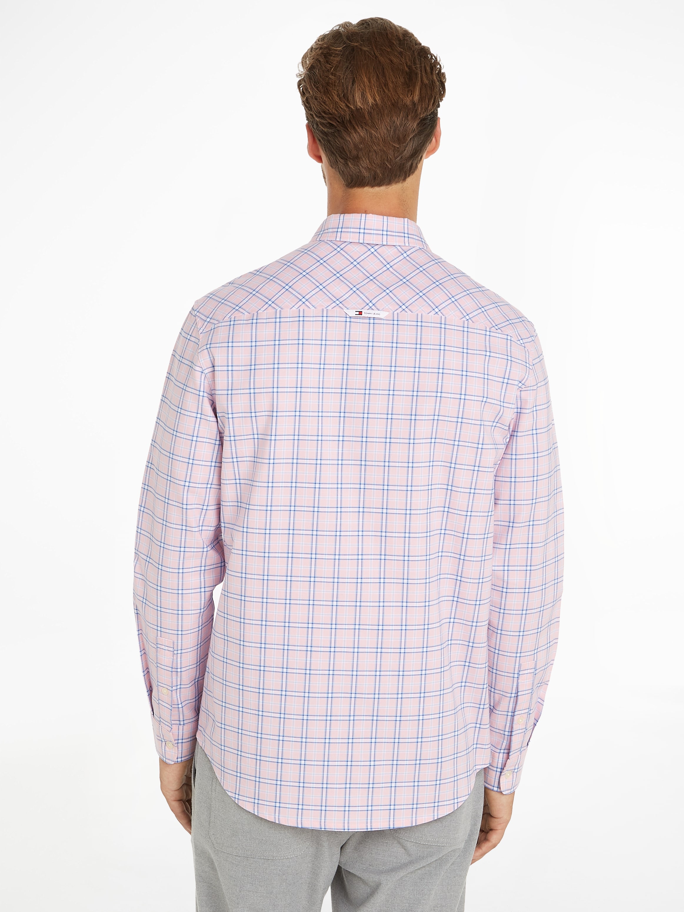 Tommy Jeans Langarmhemd »TJM REG OXFORD CHECK SHIRT«