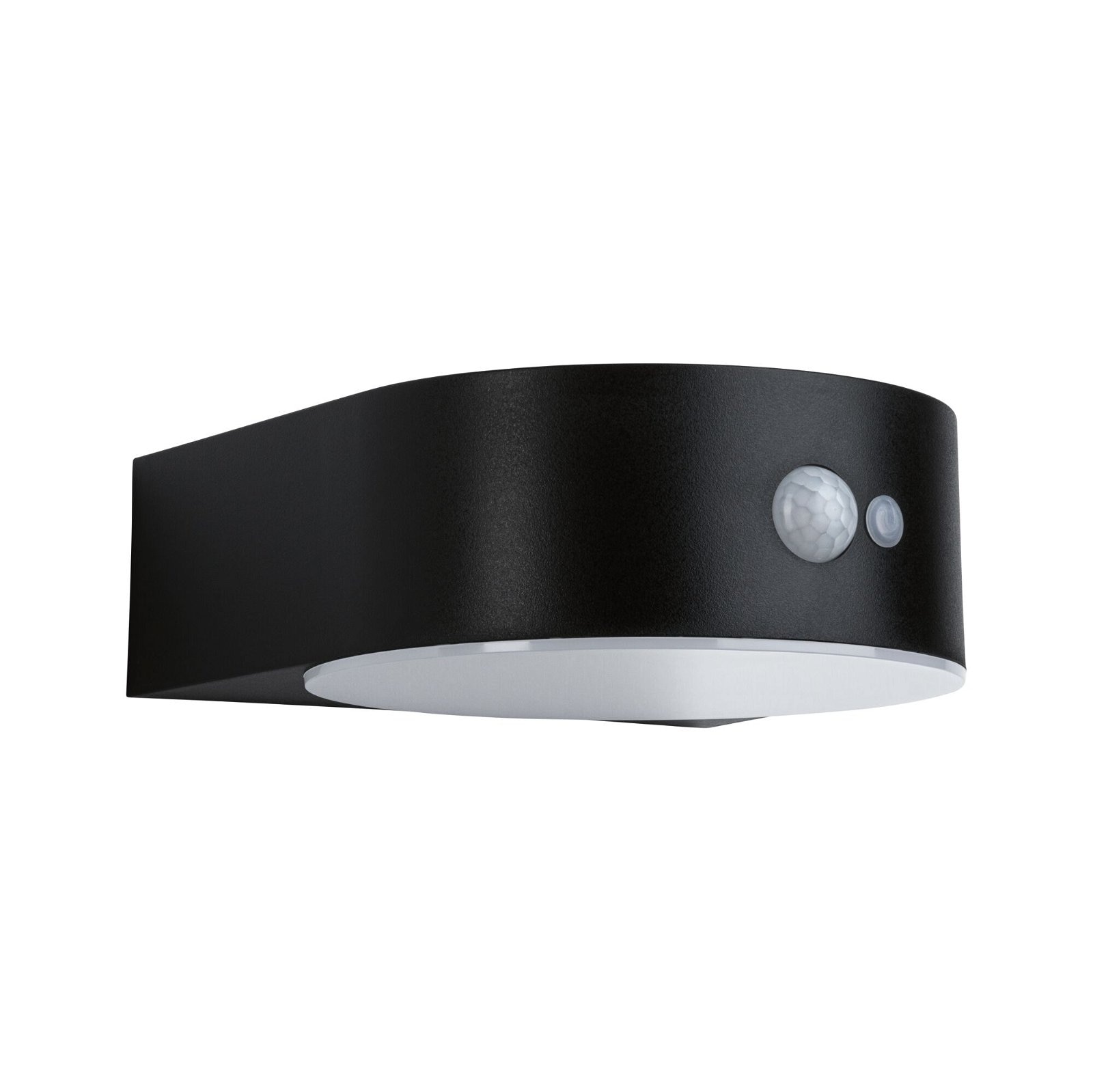 Paulmann LED Außen-Wandleuchte »Solar Eileen IP44 3000K 400lm Schwarz«, 1 flammig, Bewegungsmelder